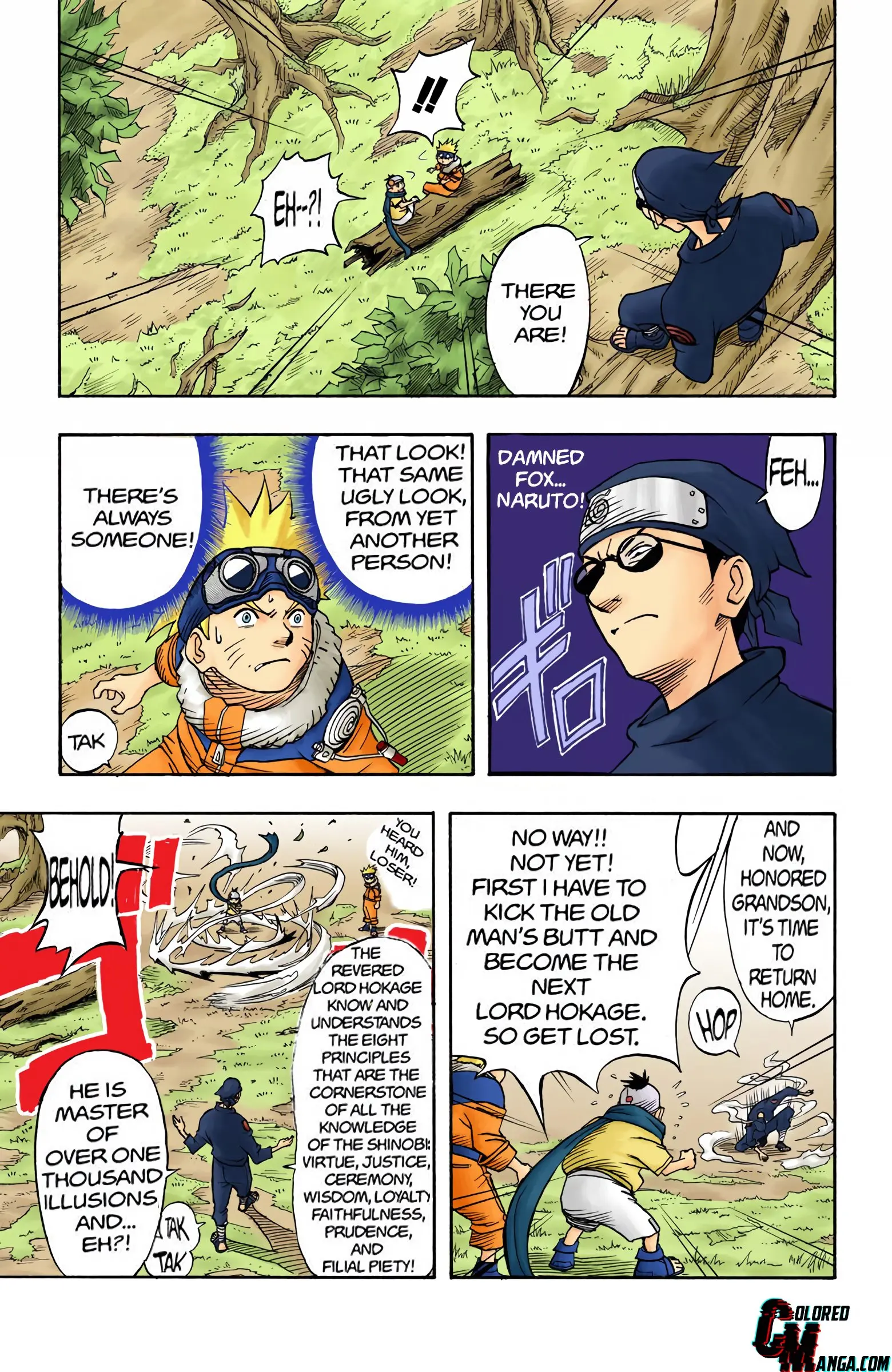 Naruto Colored Manga Online, chapter 2, page 15