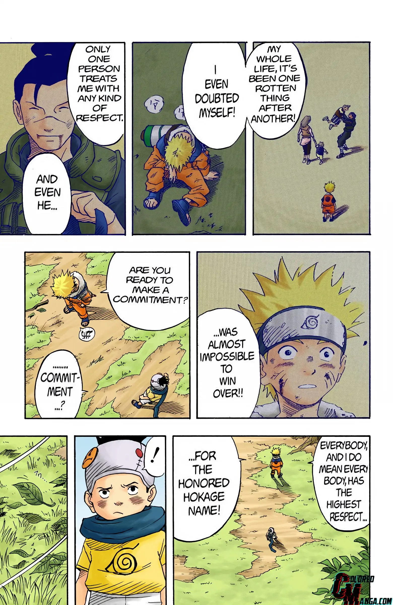 Naruto Colored Manga Online, chapter 2, page 20