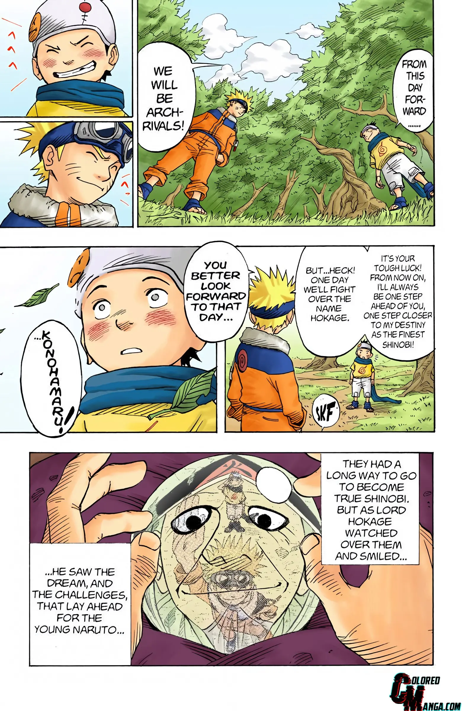 Naruto Colored Manga Online, chapter 2, page 22