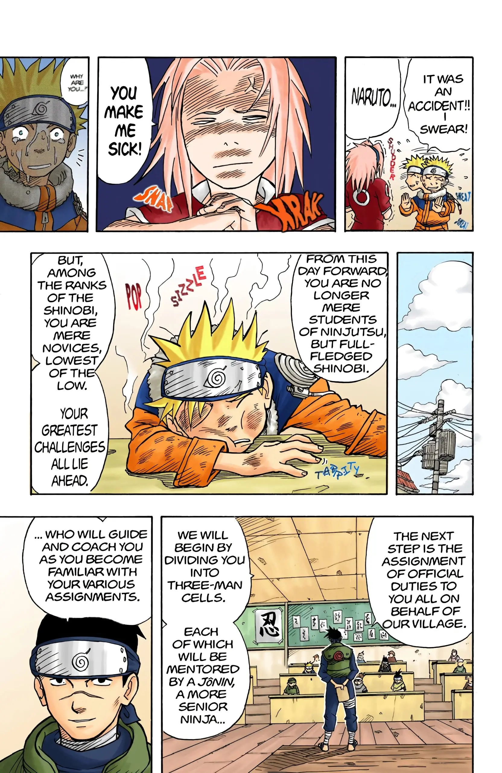 Naruto Colored Manga Online, chapter 3, page 9