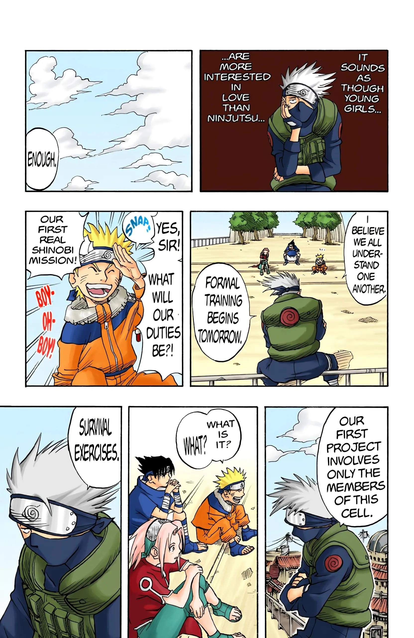 Naruto Colored Manga Online, chapter 4, page 9