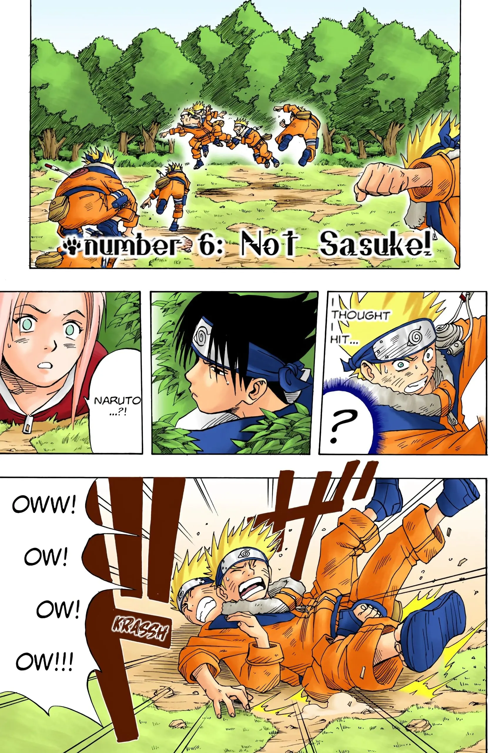 Naruto Colored Manga Online, chapter 6, page 1