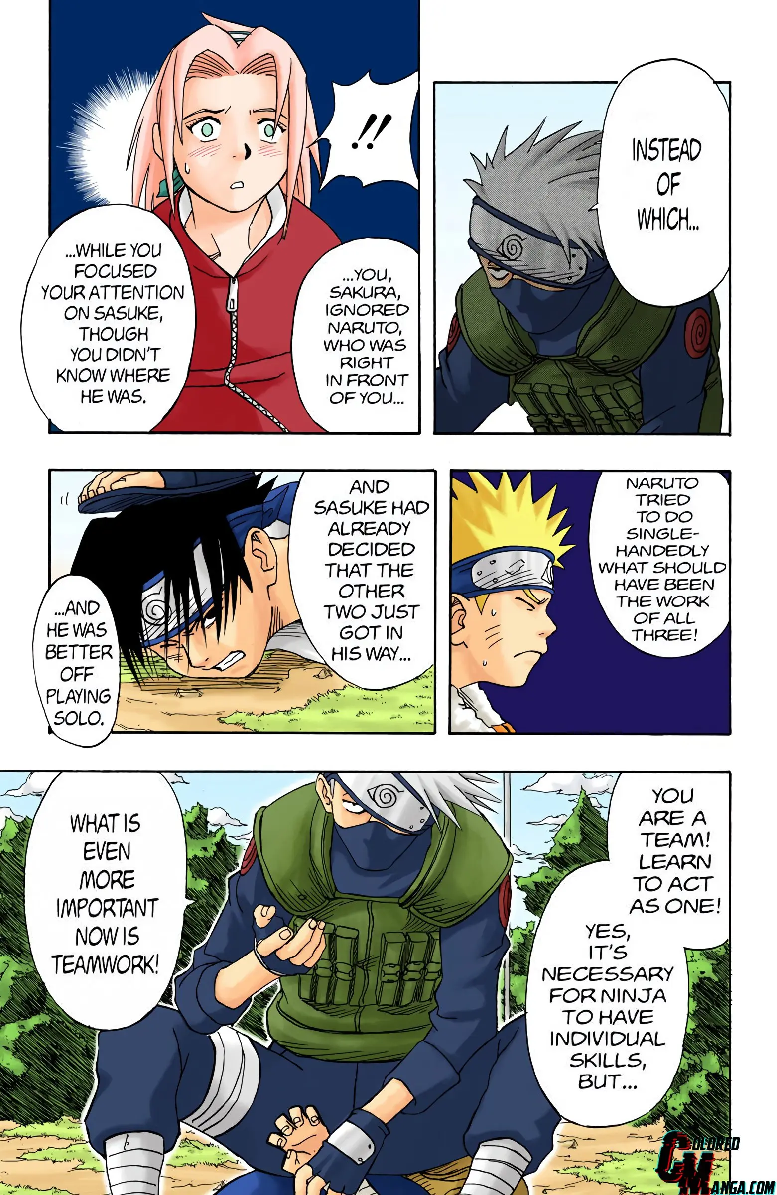 Naruto Colored Manga Online, chapter 8, page 13