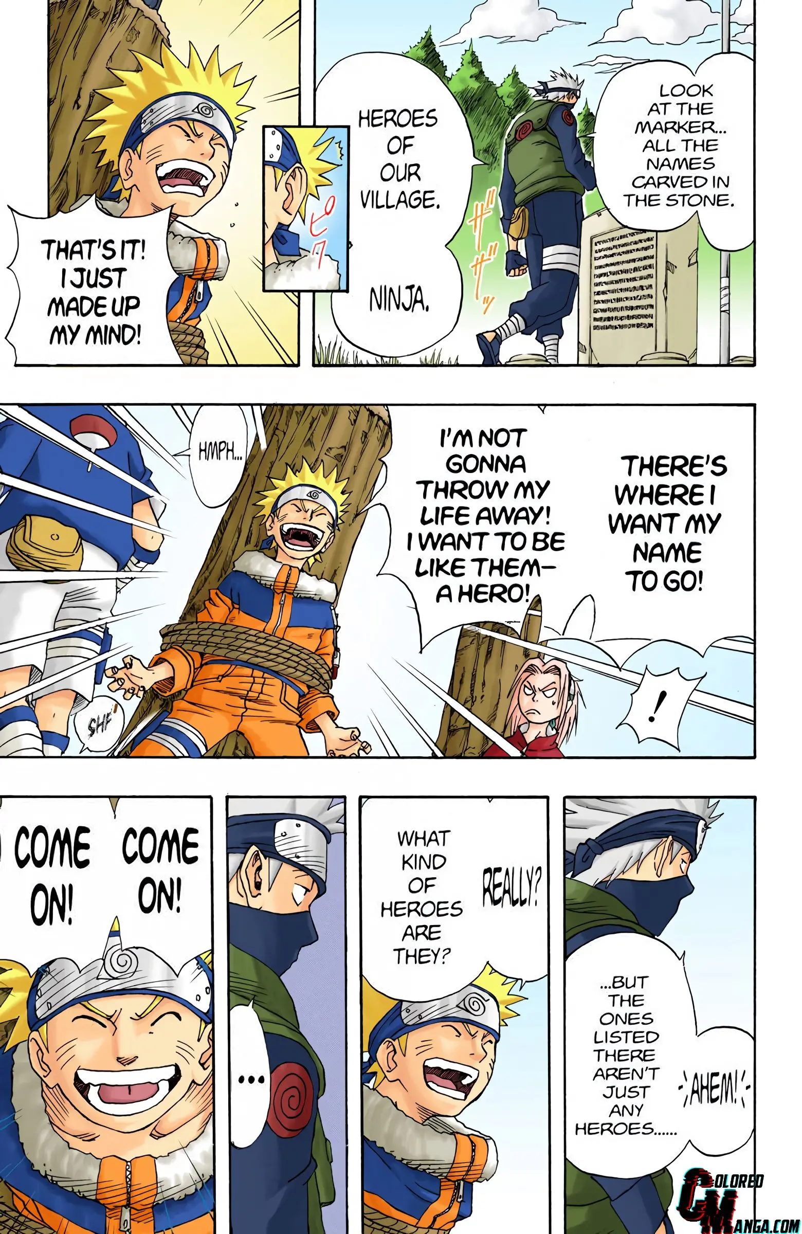 Naruto Colored Manga Online, chapter 8, page 15
