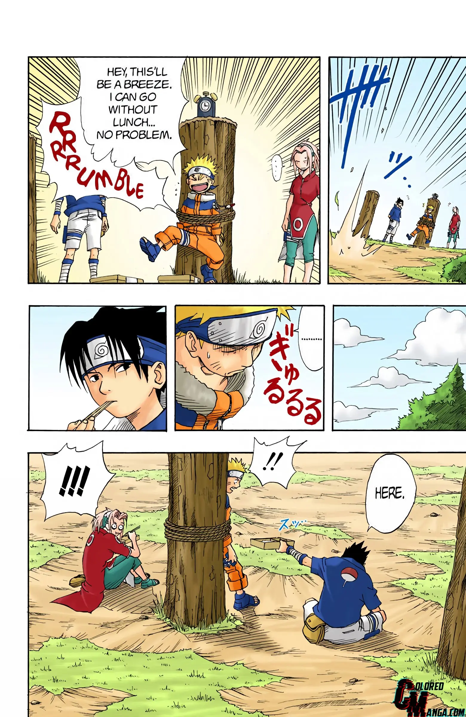 Naruto Colored Manga Online, chapter 8, page 18