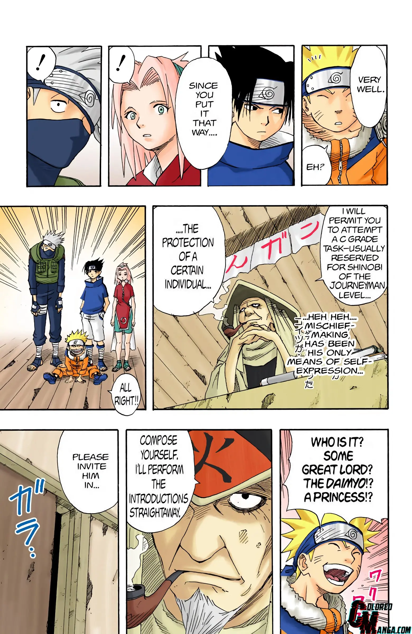 Naruto Colored Manga Online, chapter 9, page 9