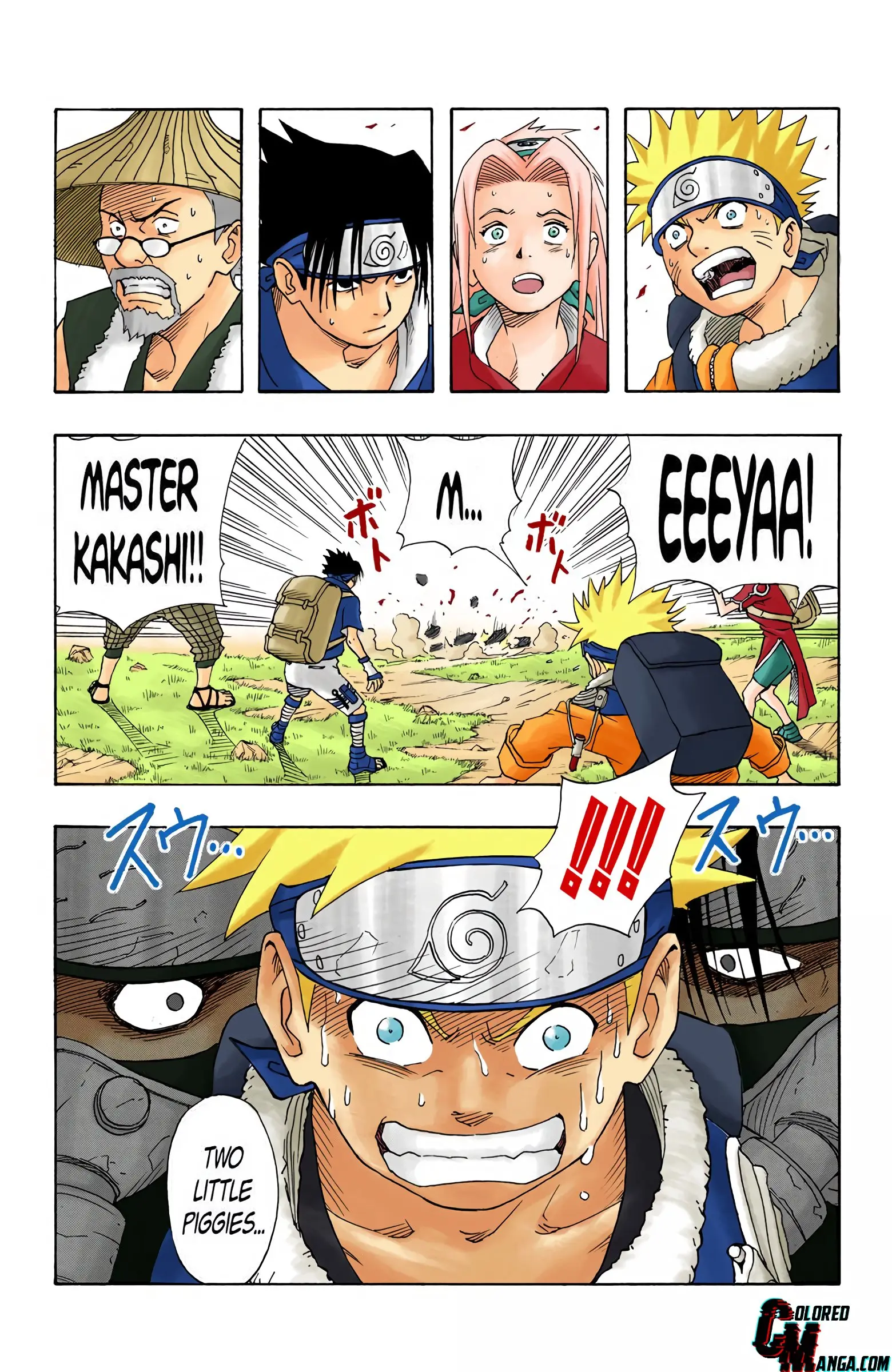 Naruto Colored Manga Online, chapter 9, page 21