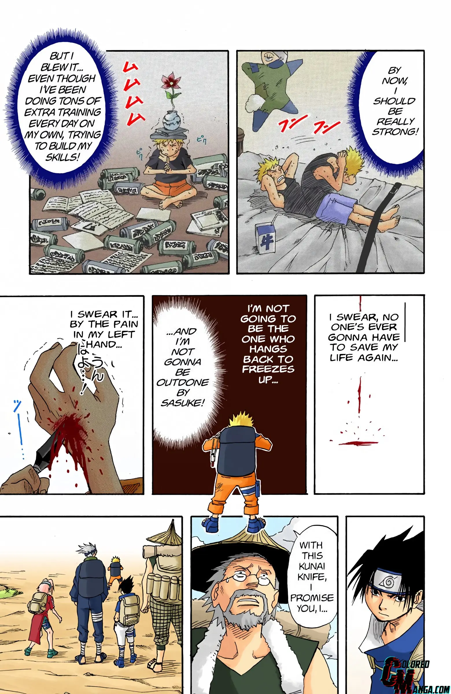 Naruto Colored Manga Online, chapter 10, page 17
