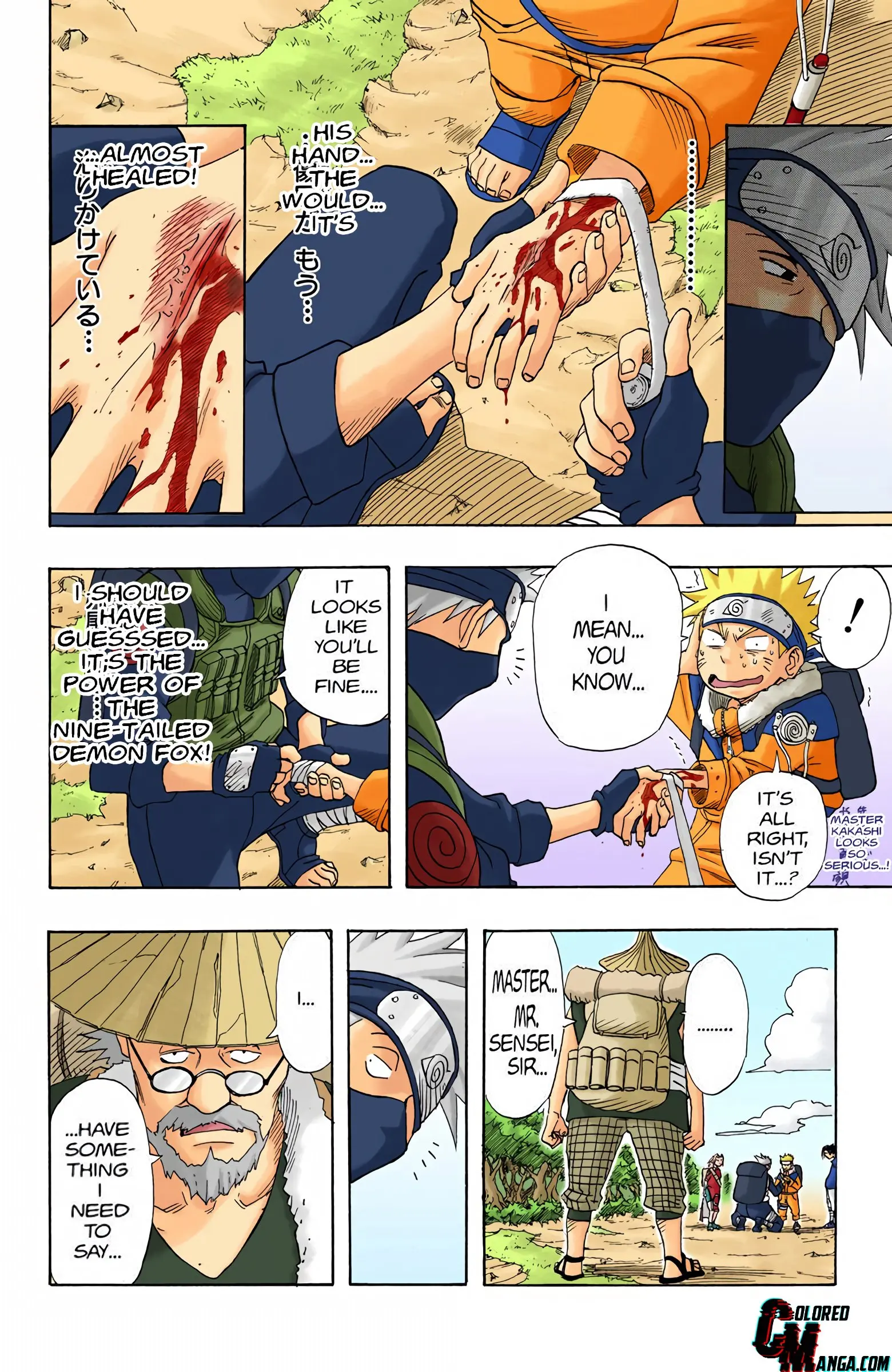 Naruto Colored Manga Online, chapter 11, page 2