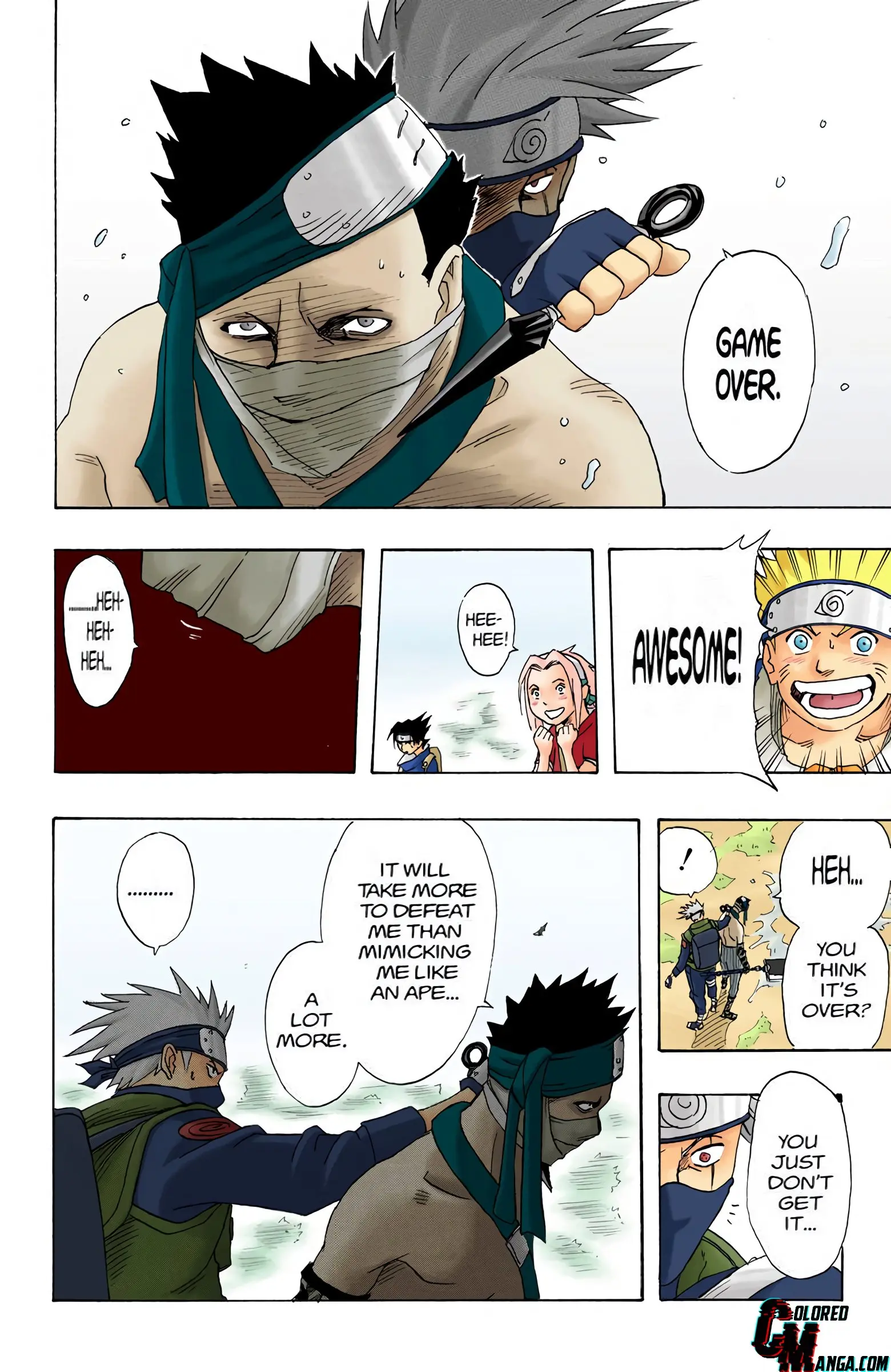 Naruto Colored Manga Online, chapter 12, page 18