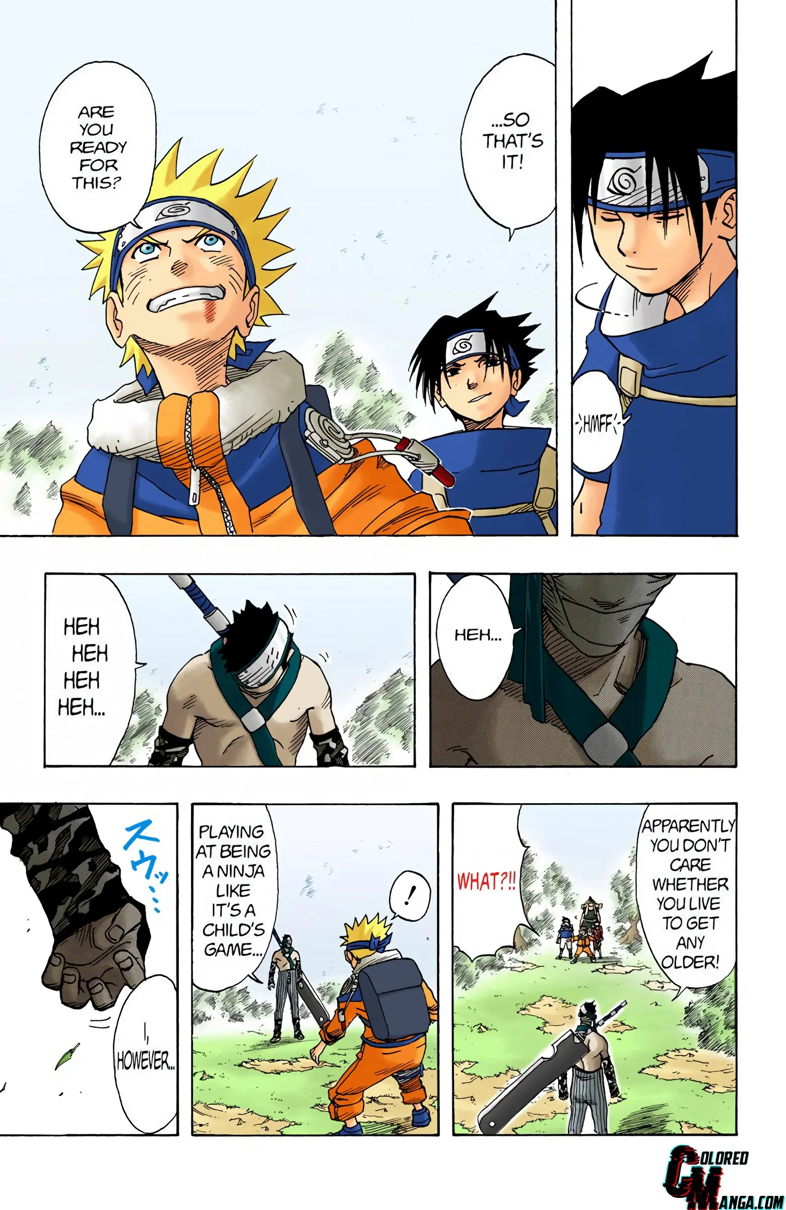 Naruto Colored Manga Online, chapter 14, page 3