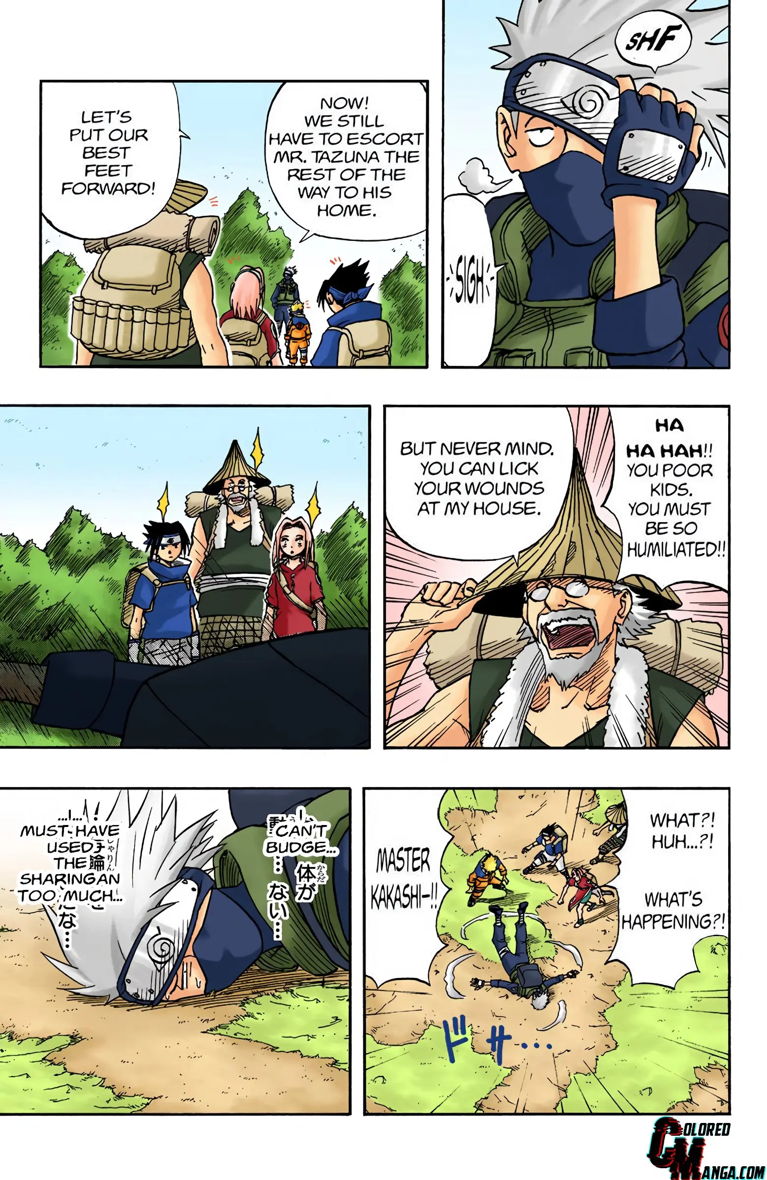 Naruto Colored Manga Online, chapter 16, page 9