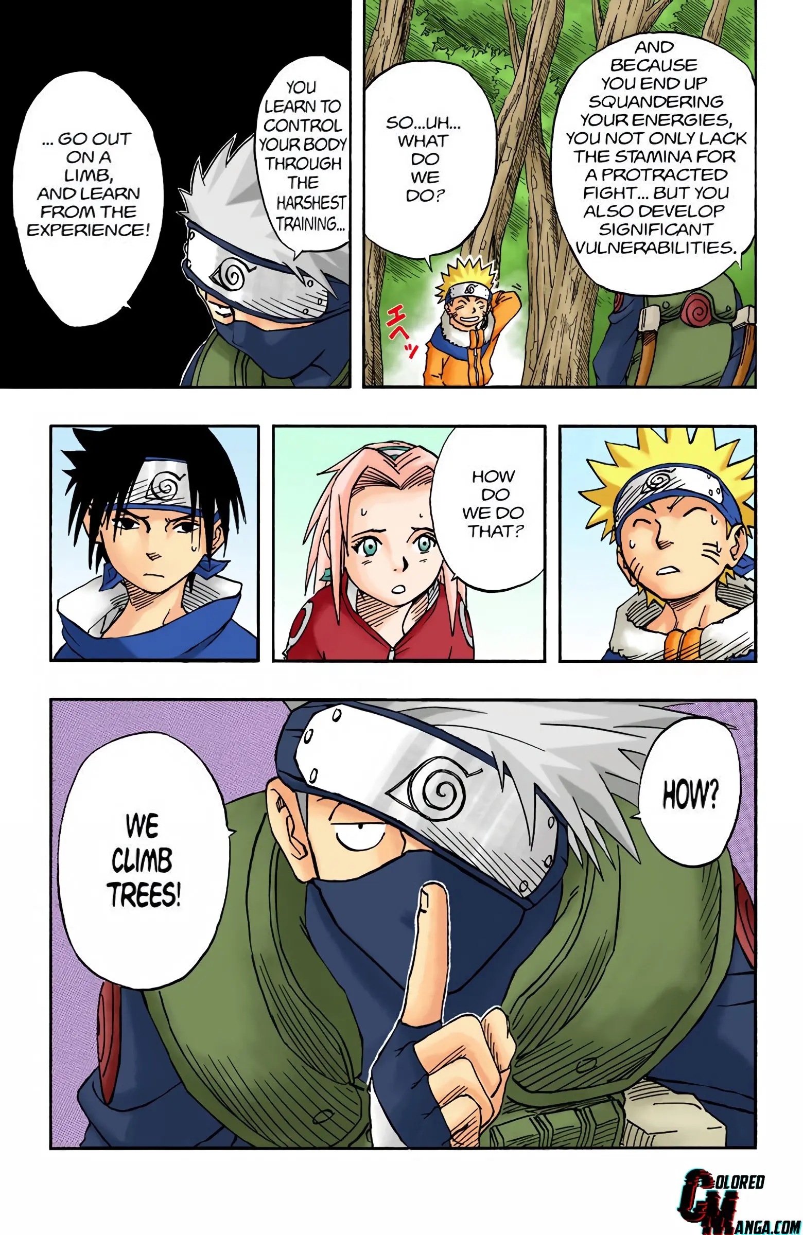 Naruto Colored Manga Online, chapter 17, page 19