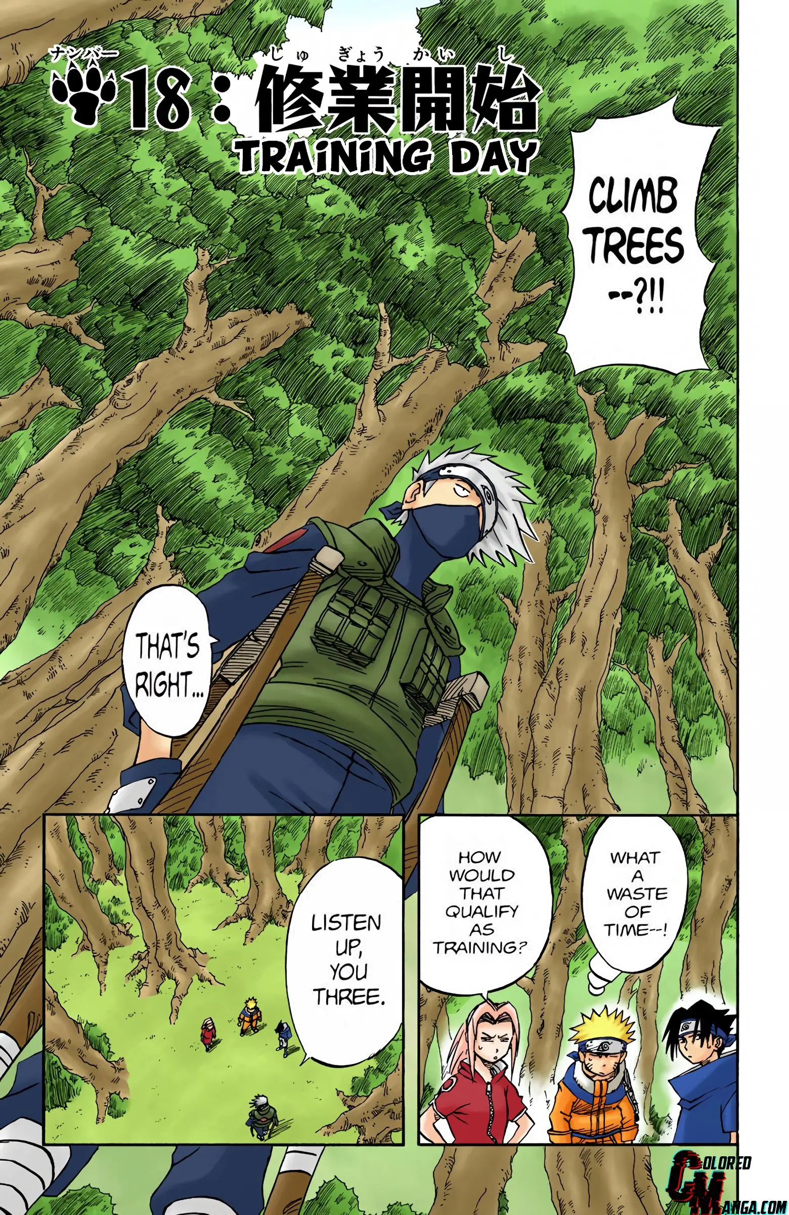 Naruto Colored Manga Online, chapter 18, page 7