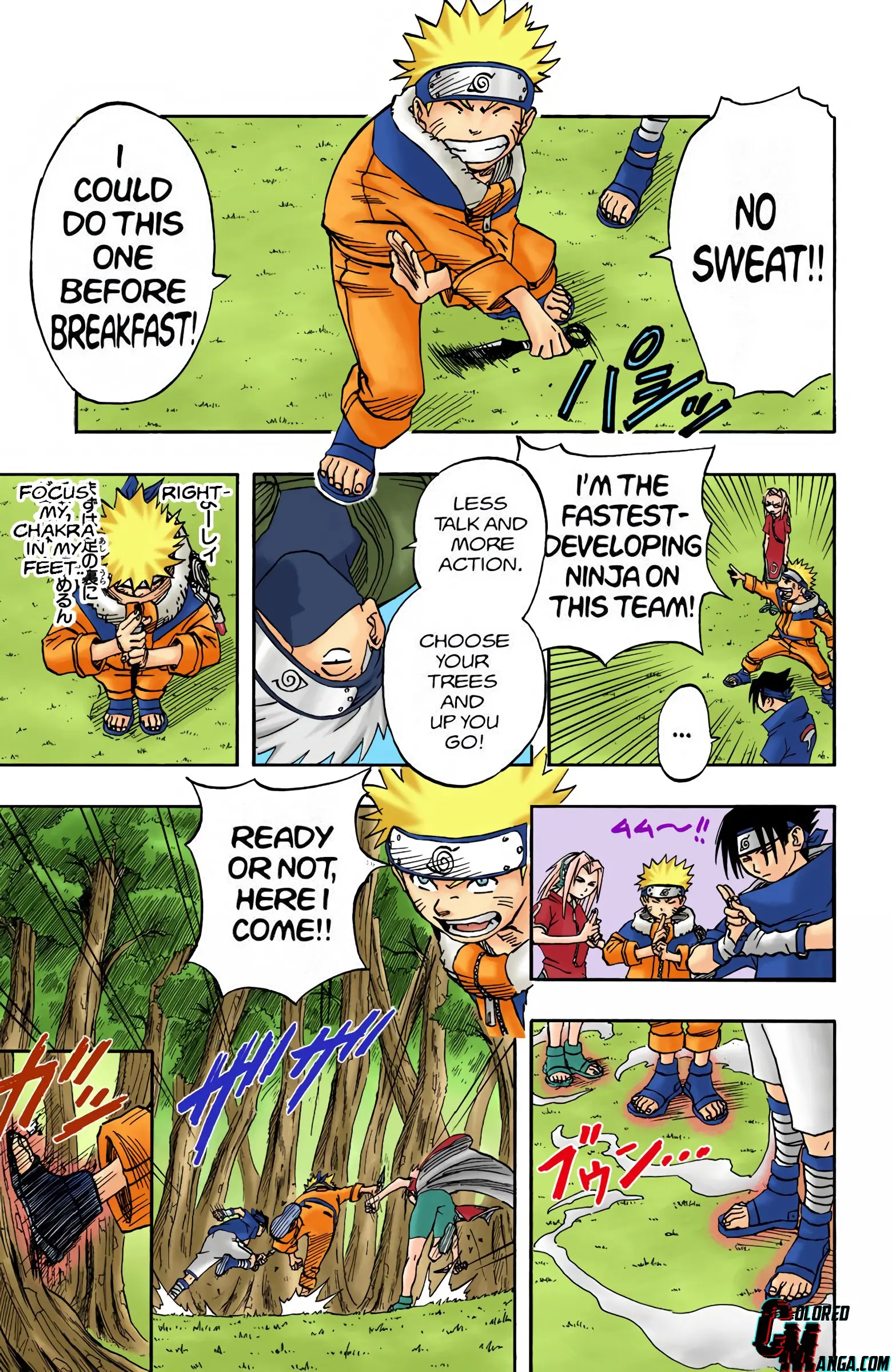Naruto Colored Manga Online, chapter 18, page 13