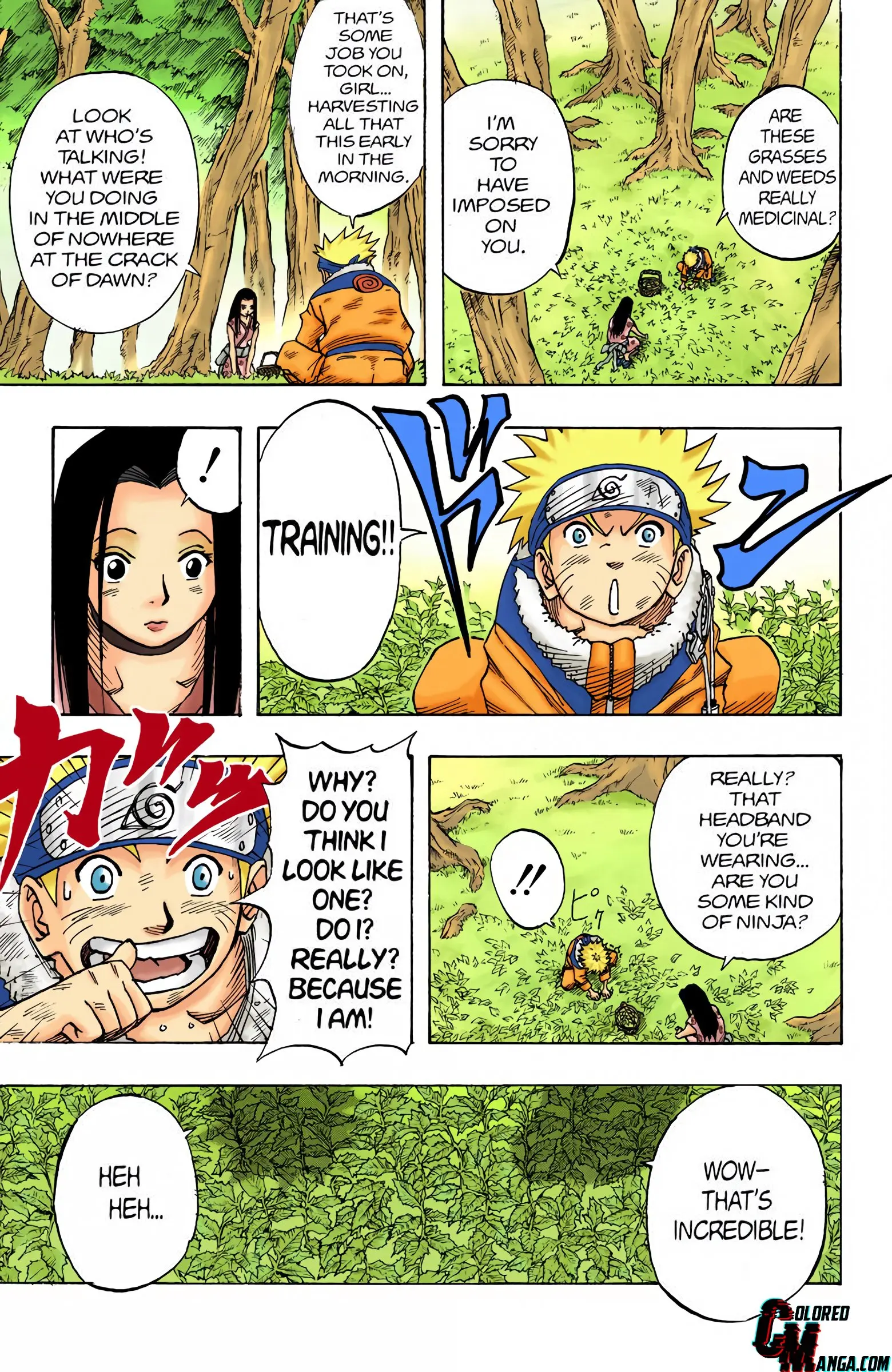 Naruto Colored Manga Online, chapter 21, page 7
