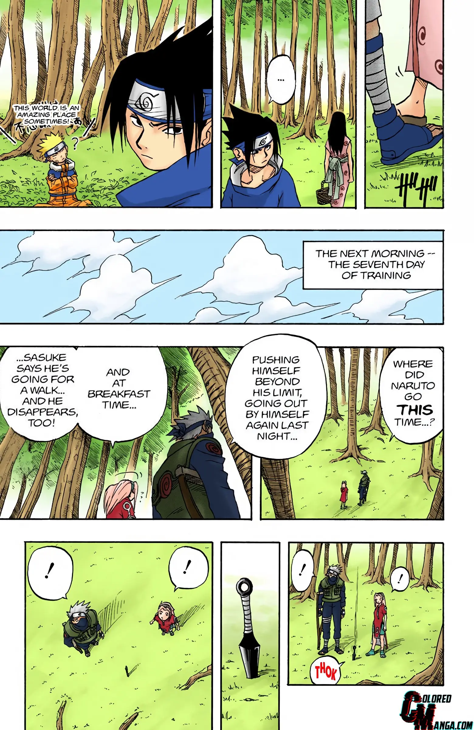 Naruto Colored Manga Online, chapter 21, page 13