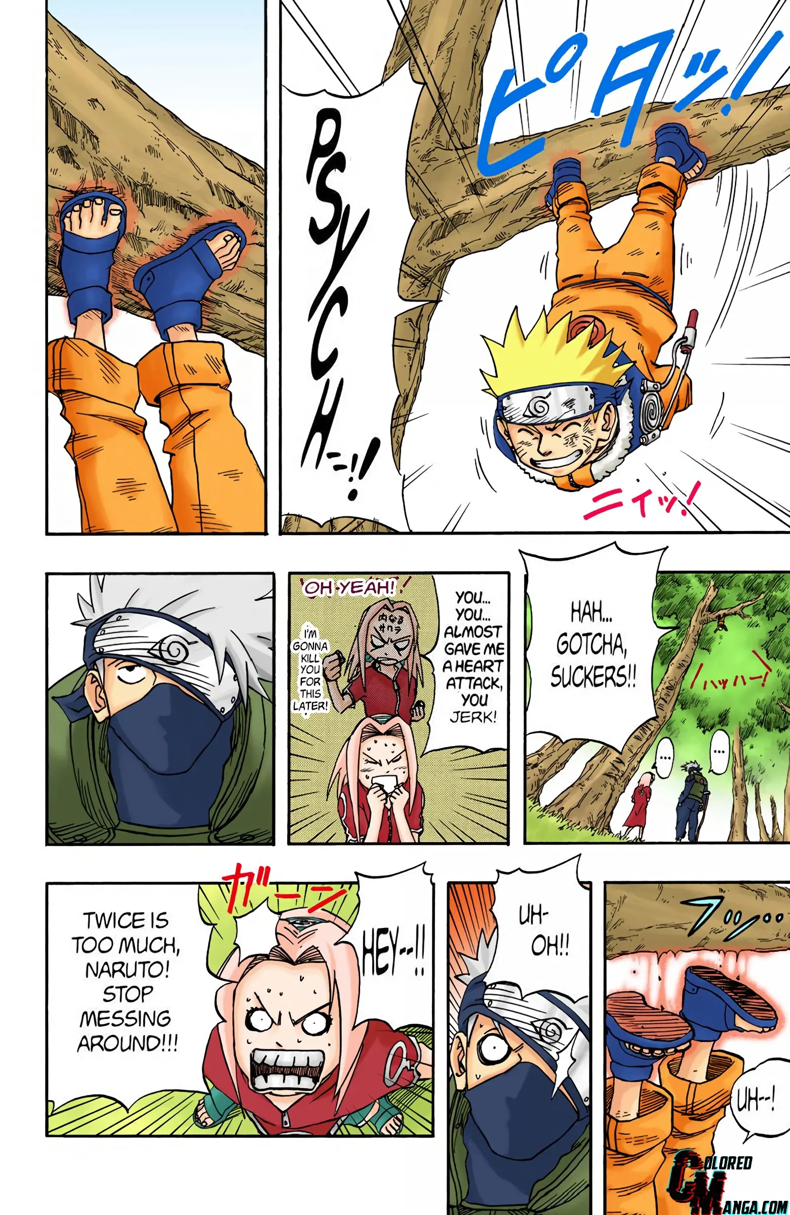 Naruto Colored Manga Online, chapter 21, page 16