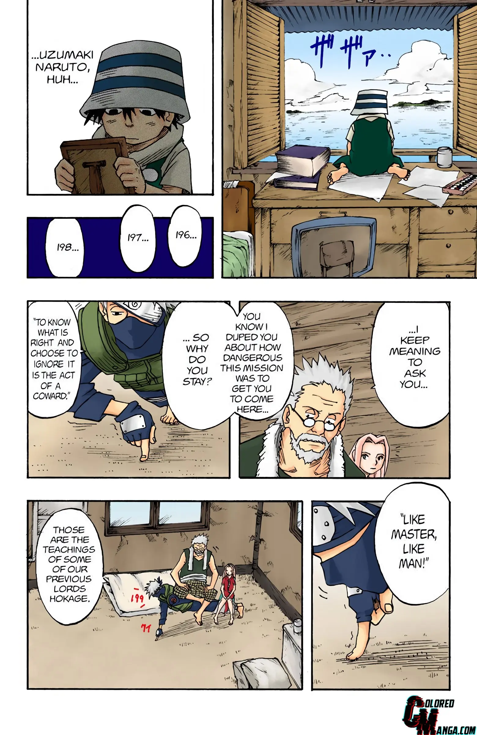 Naruto Colored Manga Online, chapter 21, page 18