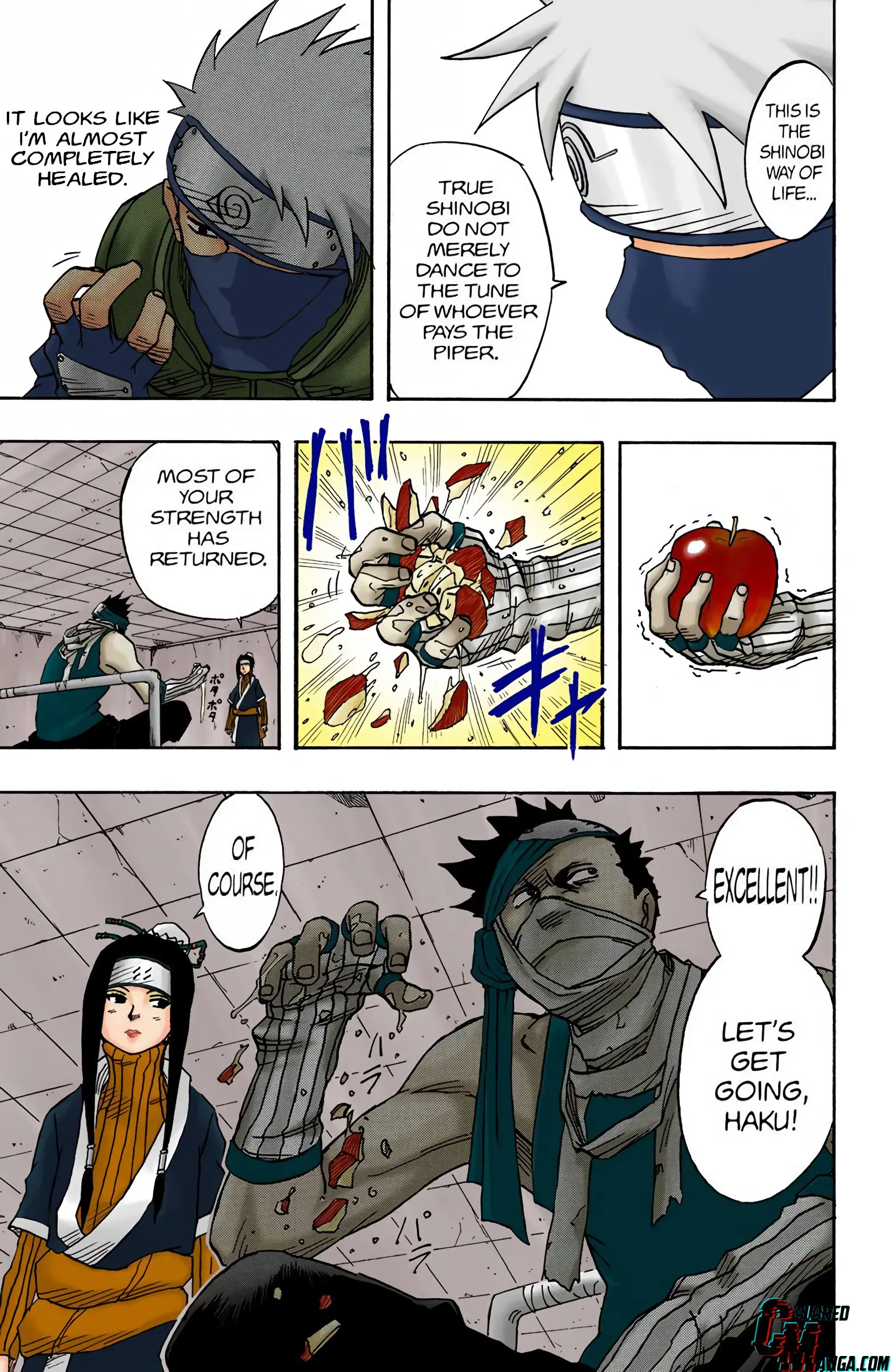 Naruto Colored Manga Online, chapter 21, page 19