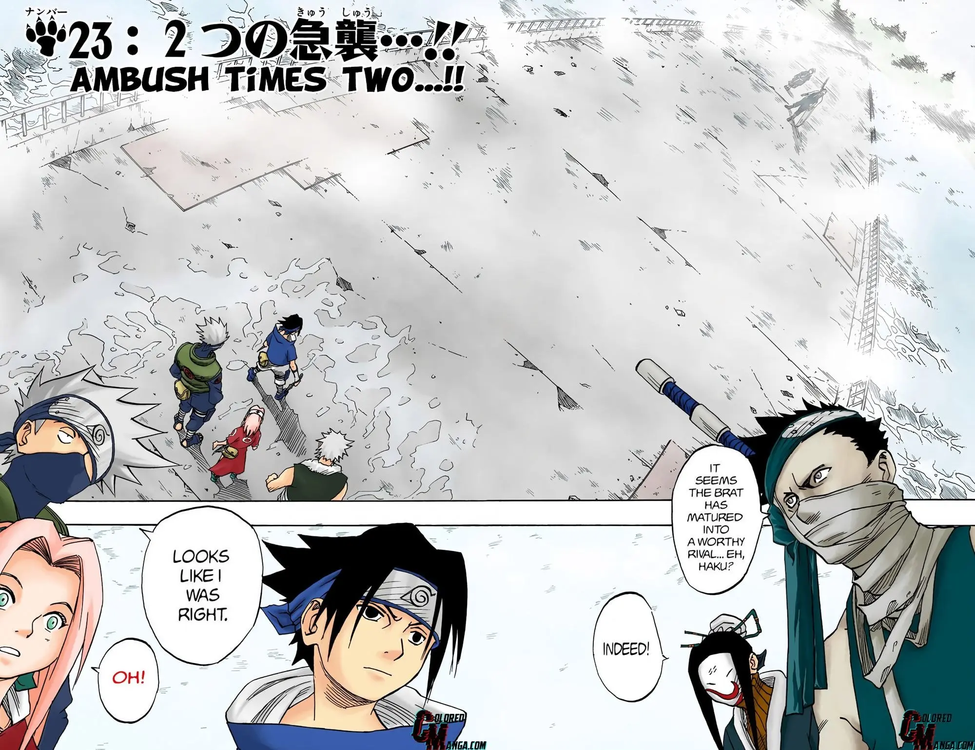 Naruto Colored Manga Online, chapter 23, page 1