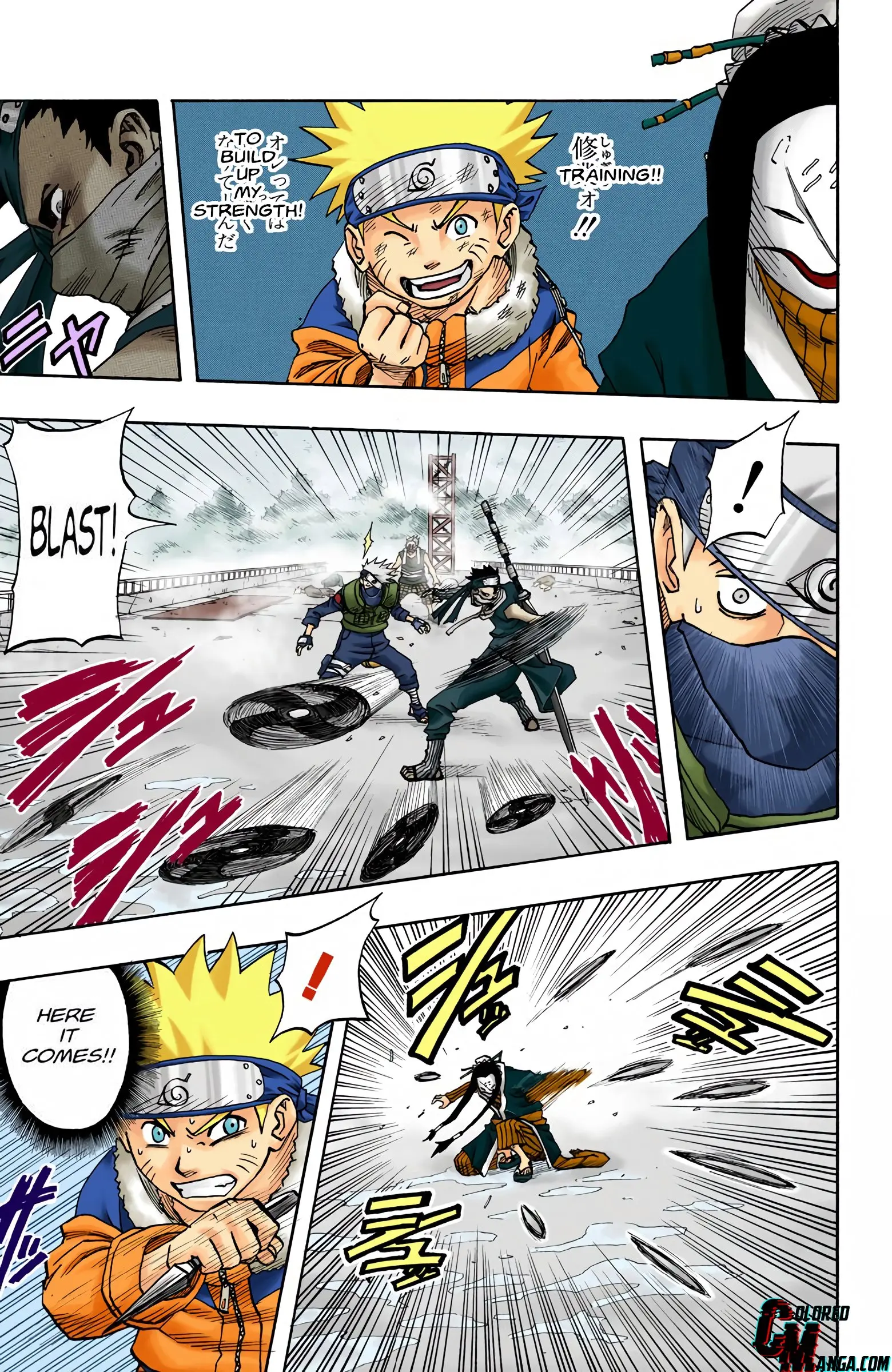 Naruto Colored Manga Online, chapter 25, page 3