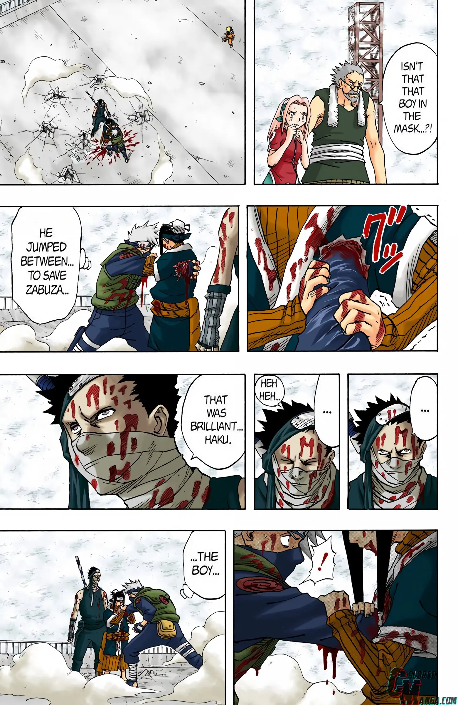 Naruto Colored Manga Online, chapter 31, page 7