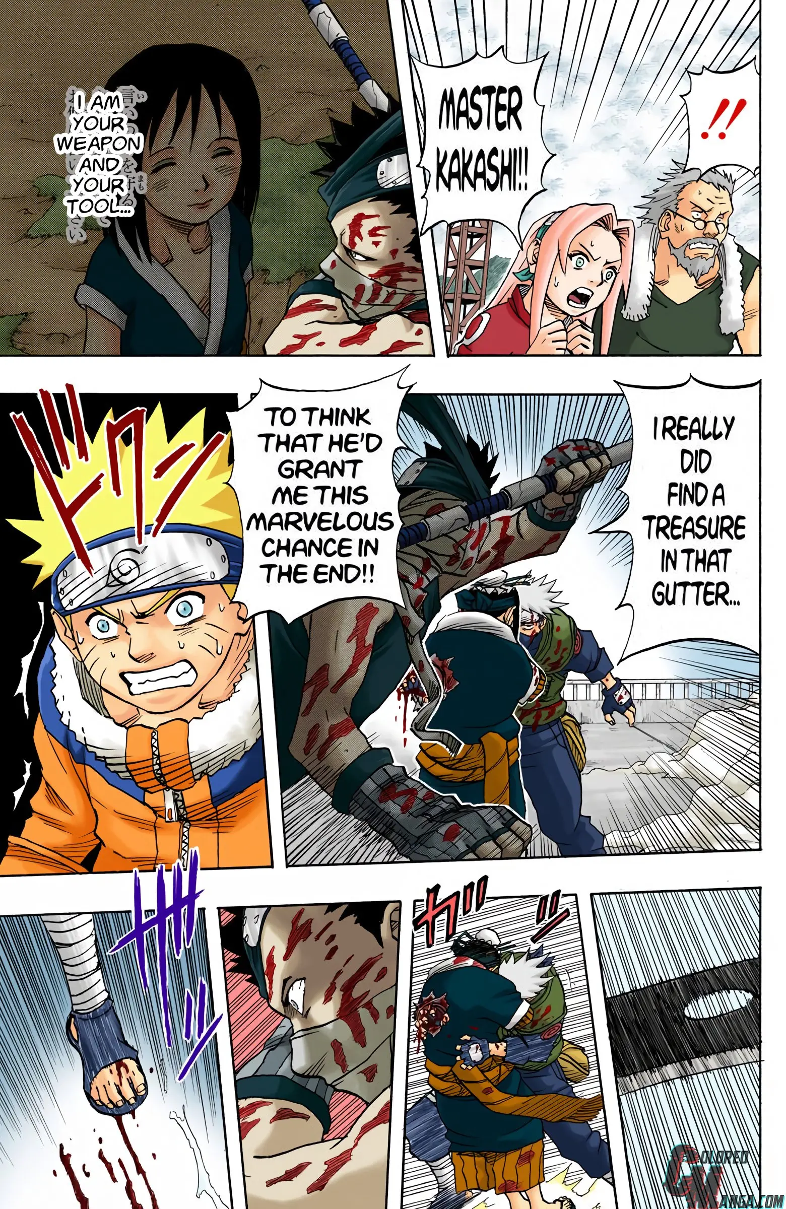 Naruto Colored Manga Online, chapter 31, page 9