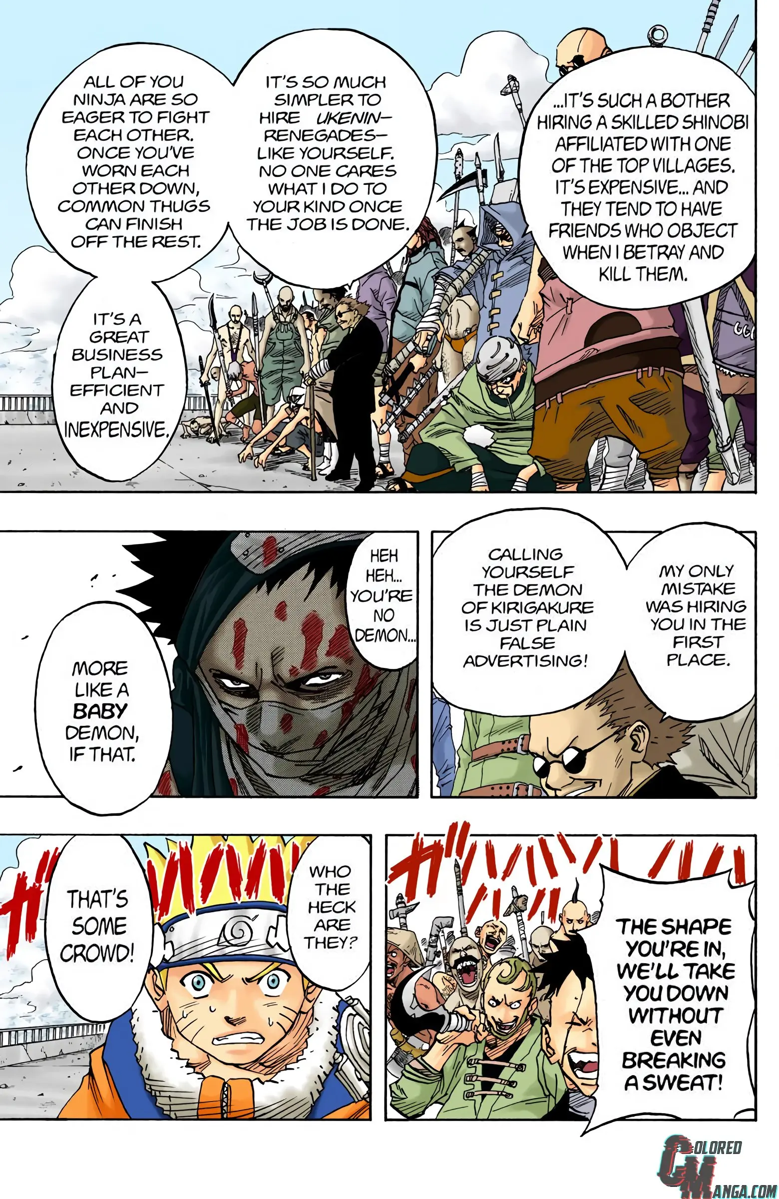 Naruto Colored Manga Online, chapter 32, page 5