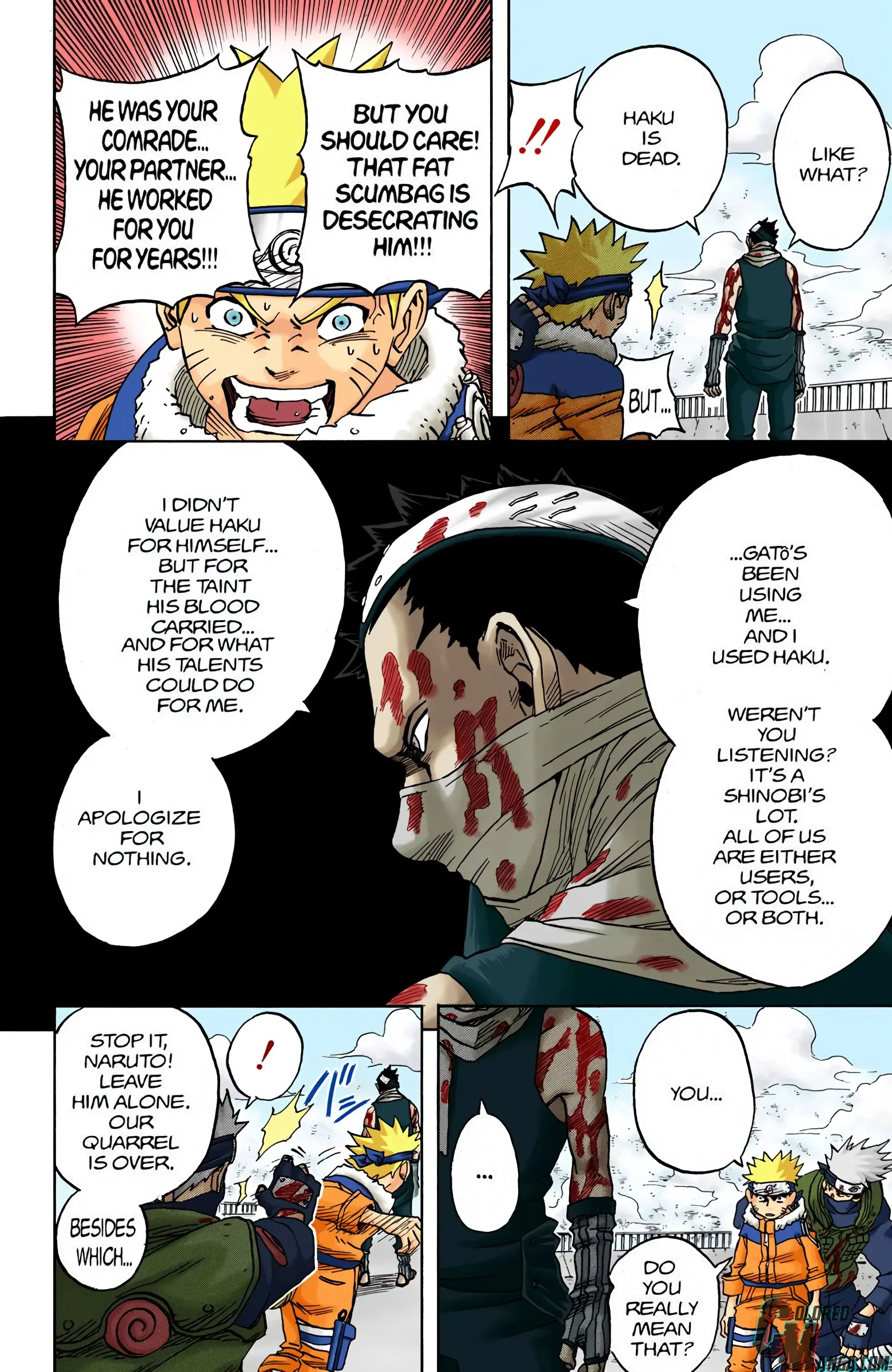 Naruto Colored Manga Online, chapter 32, page 8
