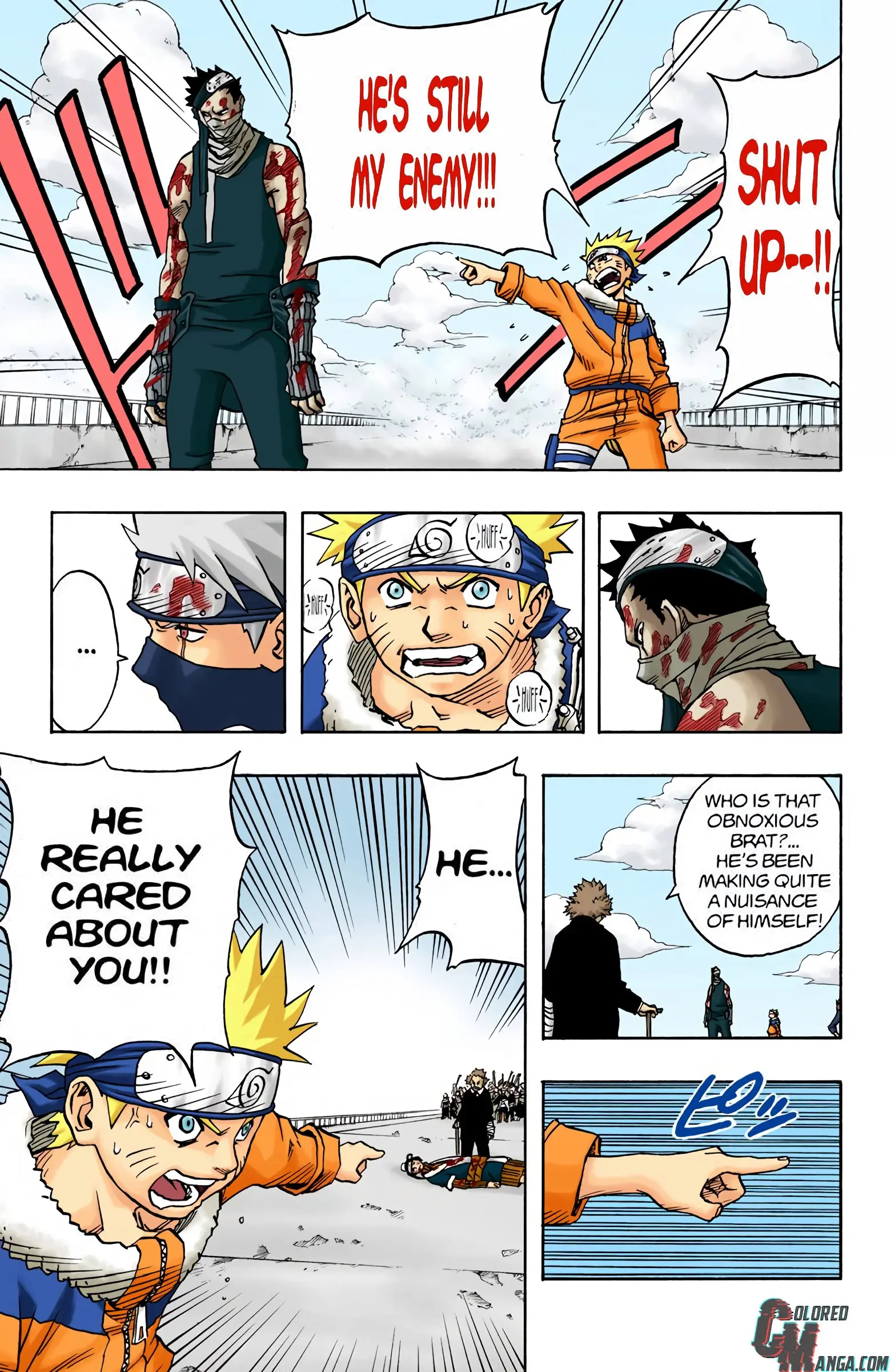 Naruto Colored Manga Online, chapter 32, page 9