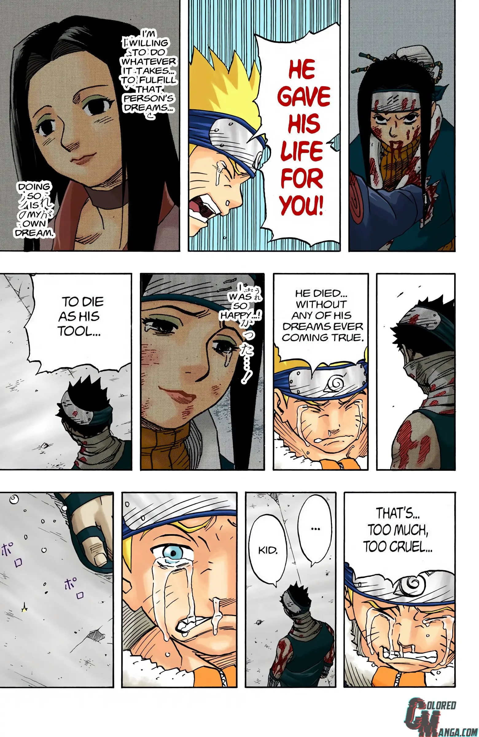 Naruto Colored Manga Online, chapter 32, page 11