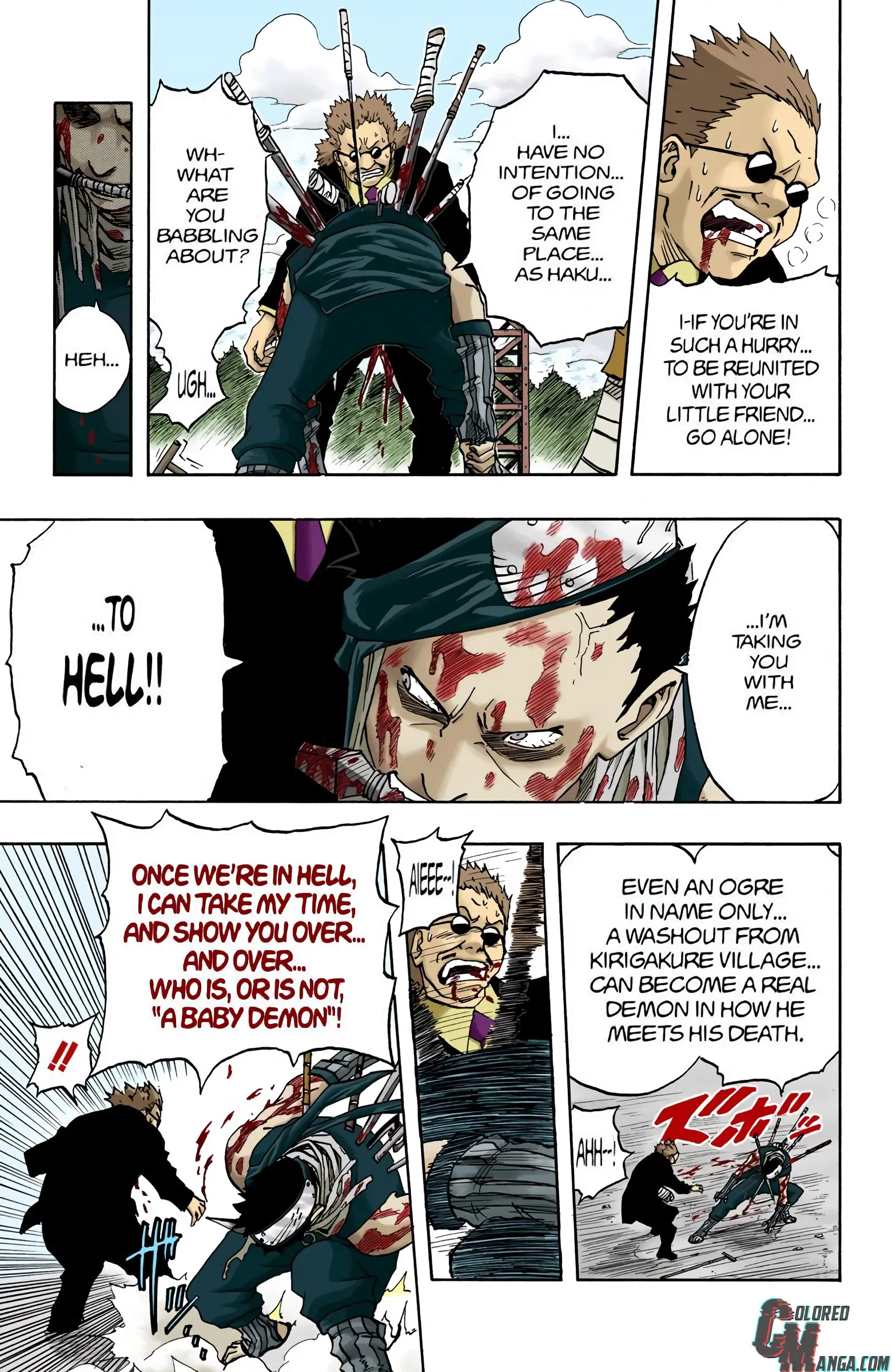 Naruto Colored Manga Online, chapter 32, page 17