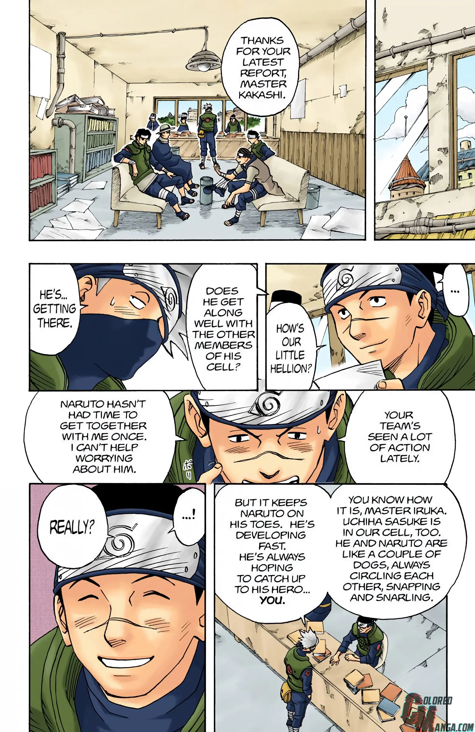 Naruto Colored Manga Online, chapter 34, page 13