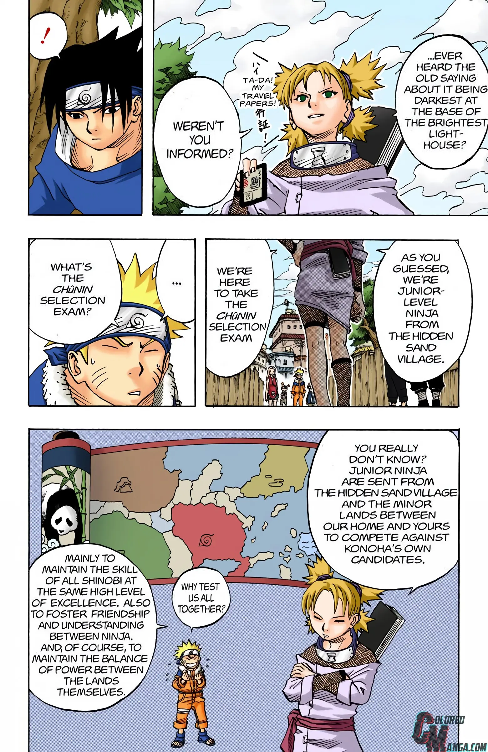 Naruto Colored Manga Online, chapter 35, page 16