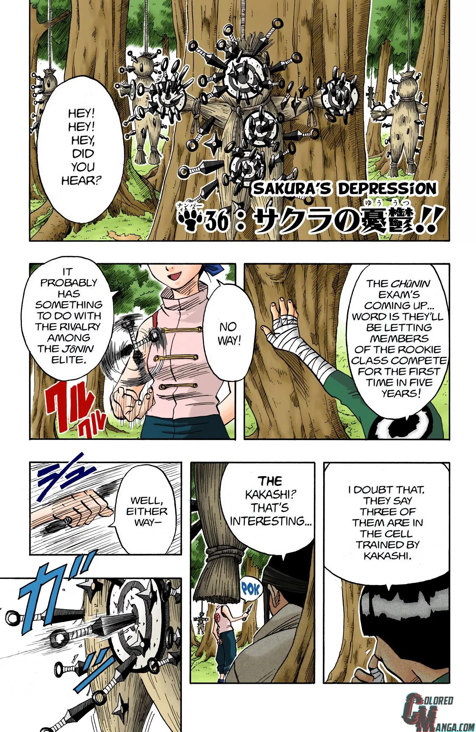 Naruto Colored Manga Online, chapter 36, page 1