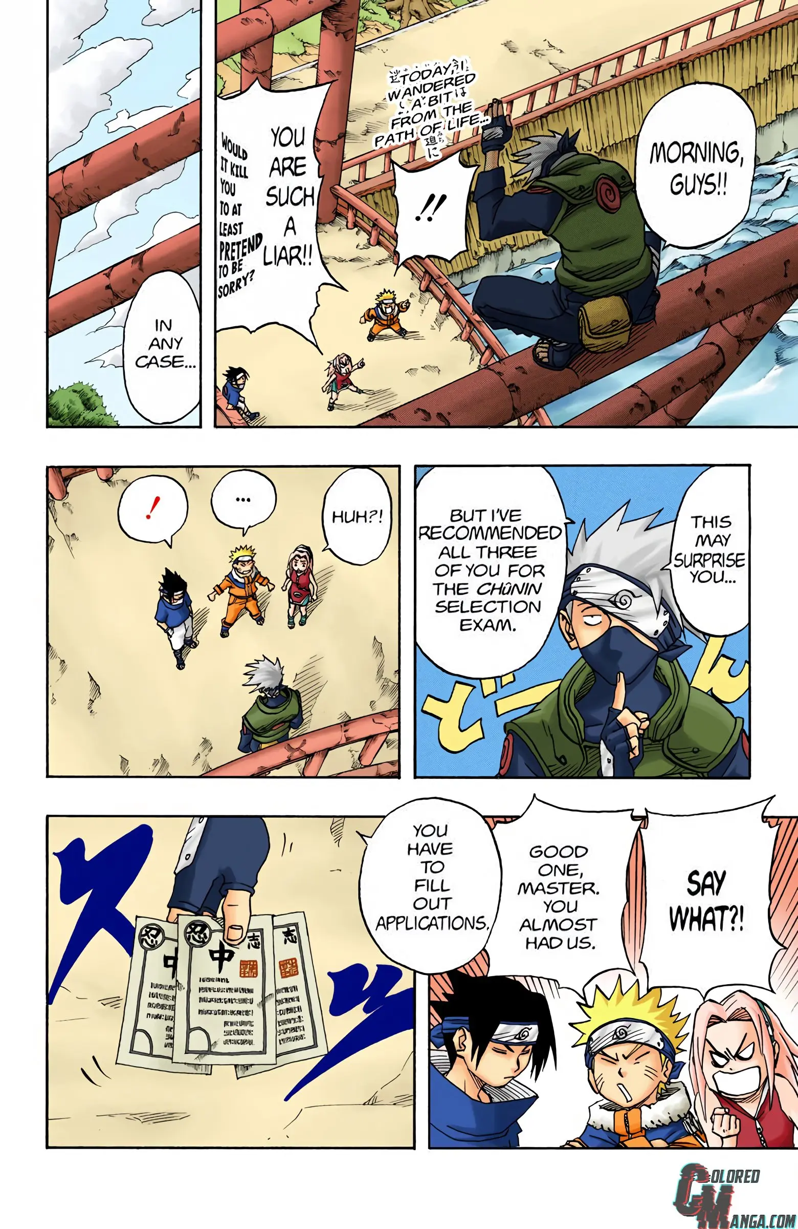 Naruto Colored Manga Online, chapter 36, page 4