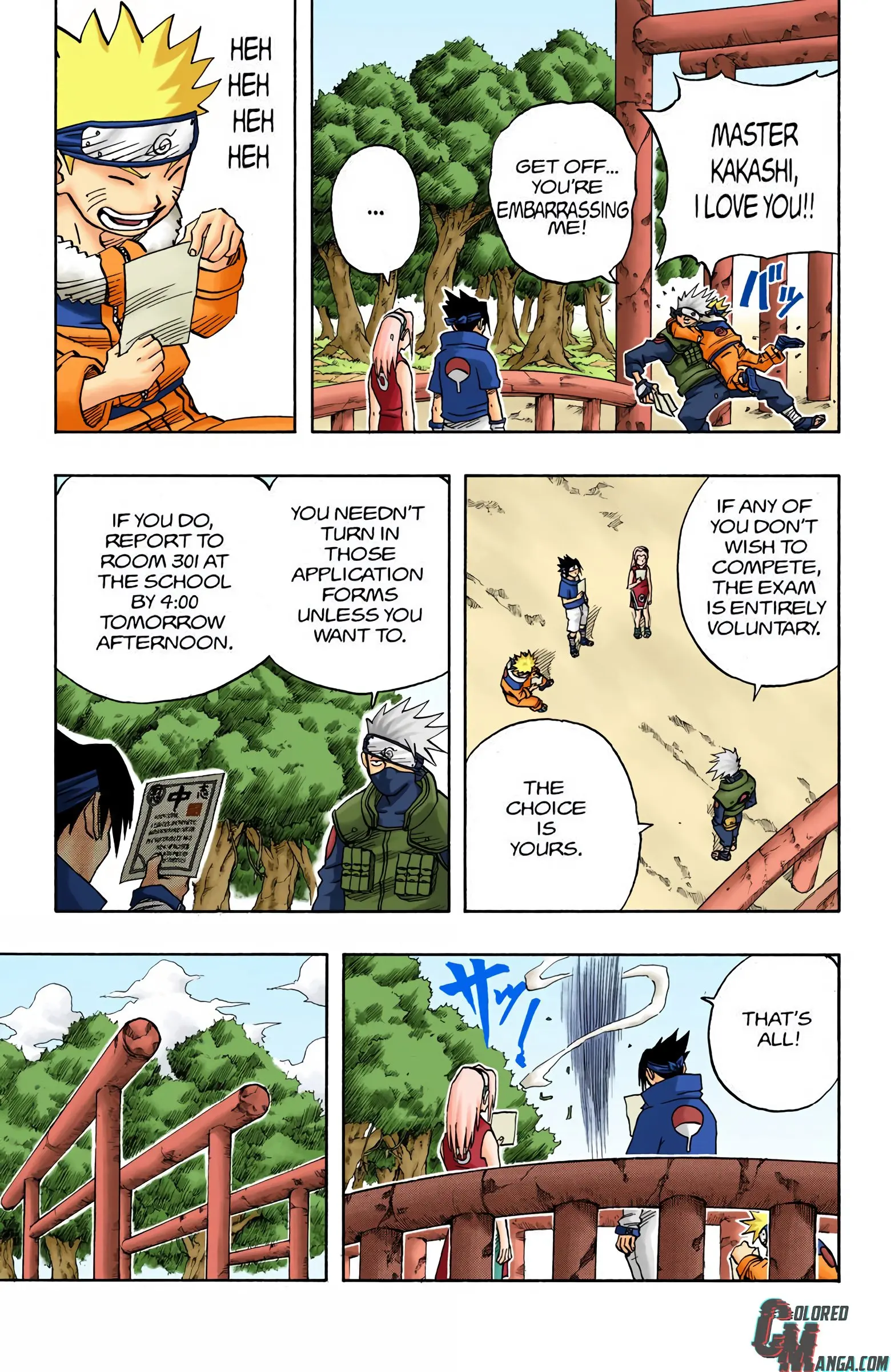 Naruto Colored Manga Online, chapter 36, page 5