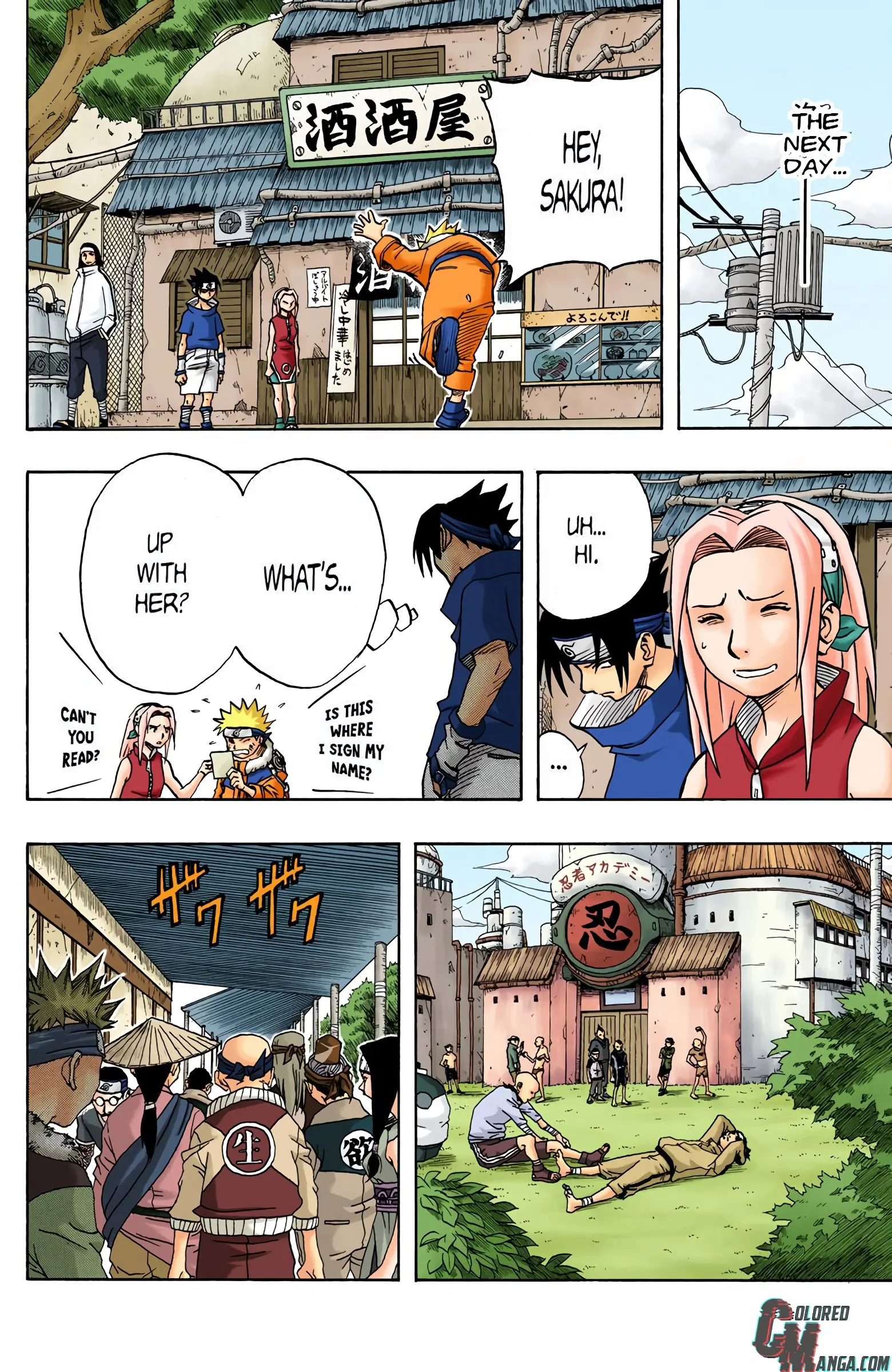 Naruto Colored Manga Online, chapter 36, page 8