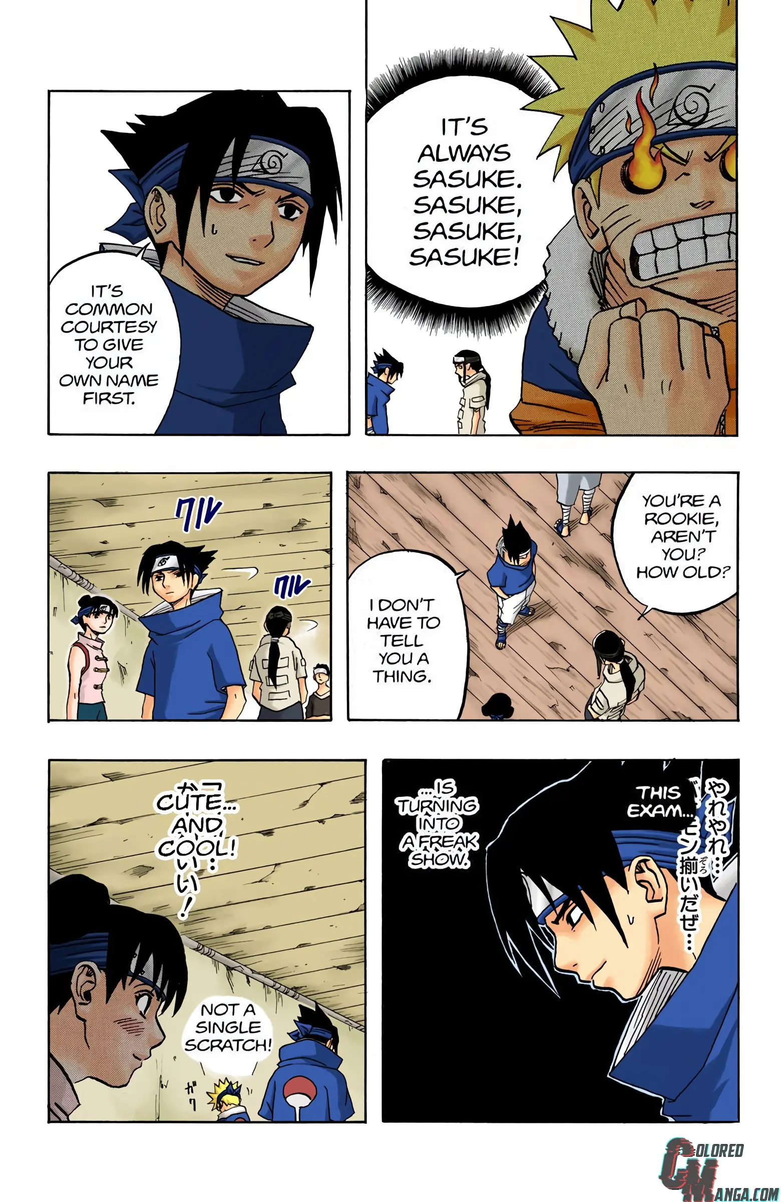 Naruto Colored Manga Online, chapter 36, page 17