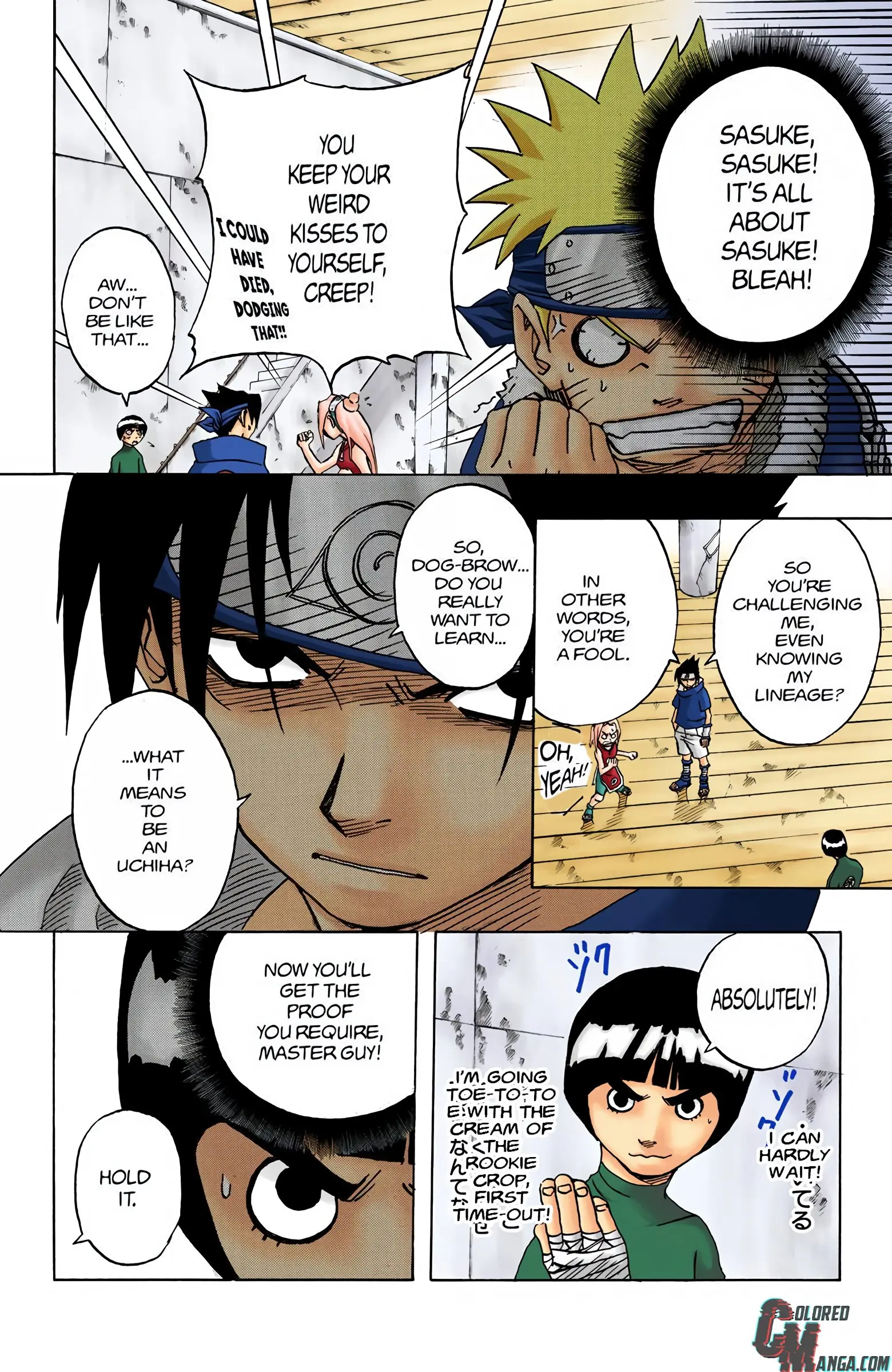 Naruto Colored Manga Online, chapter 37, page 11