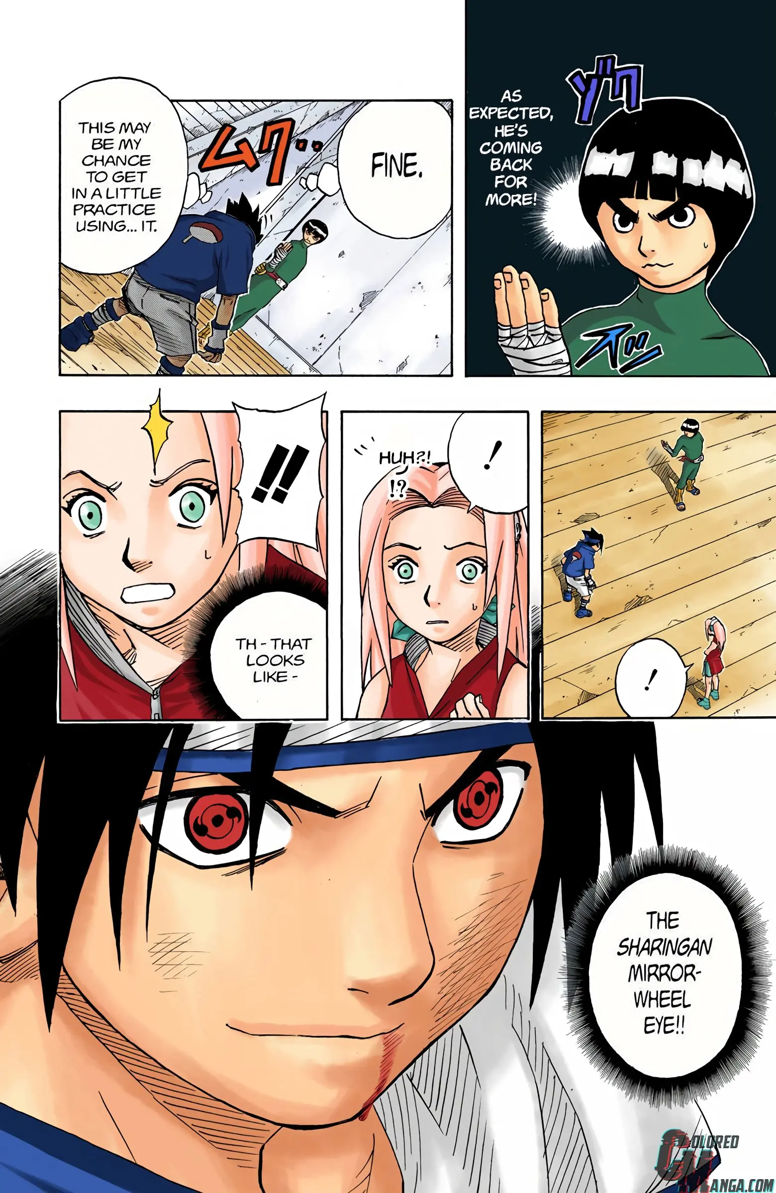 Naruto Colored Manga Online, chapter 37, page 19