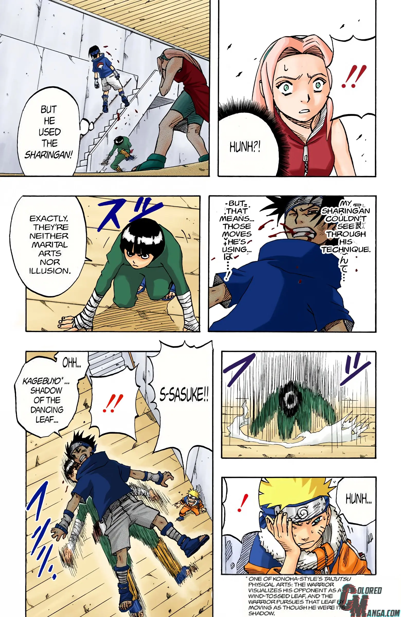 Naruto Colored Manga Online, chapter 37, page 22