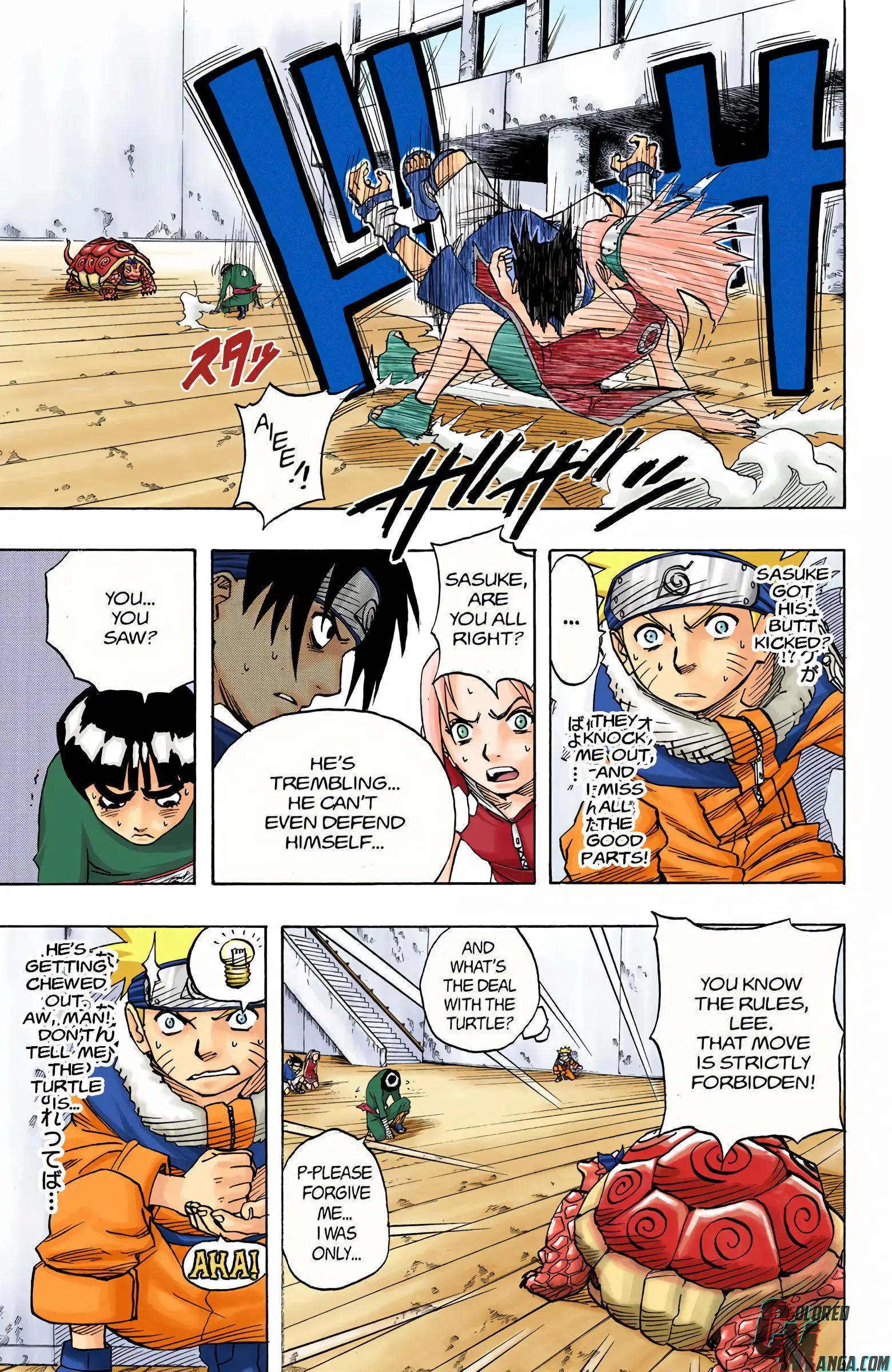 Naruto Colored Manga Online, chapter 38, page 3
