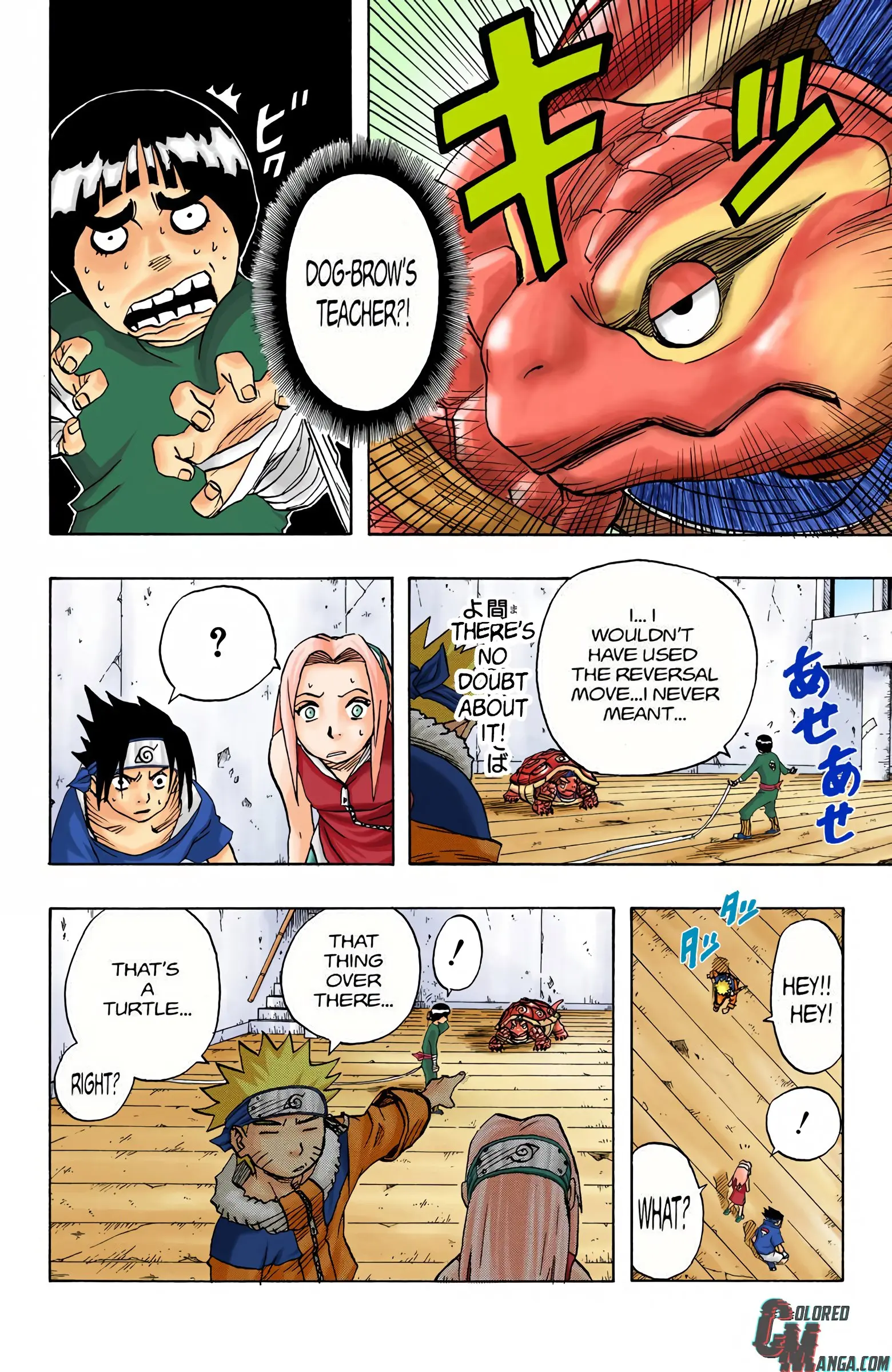 Naruto Colored Manga Online, chapter 38, page 4