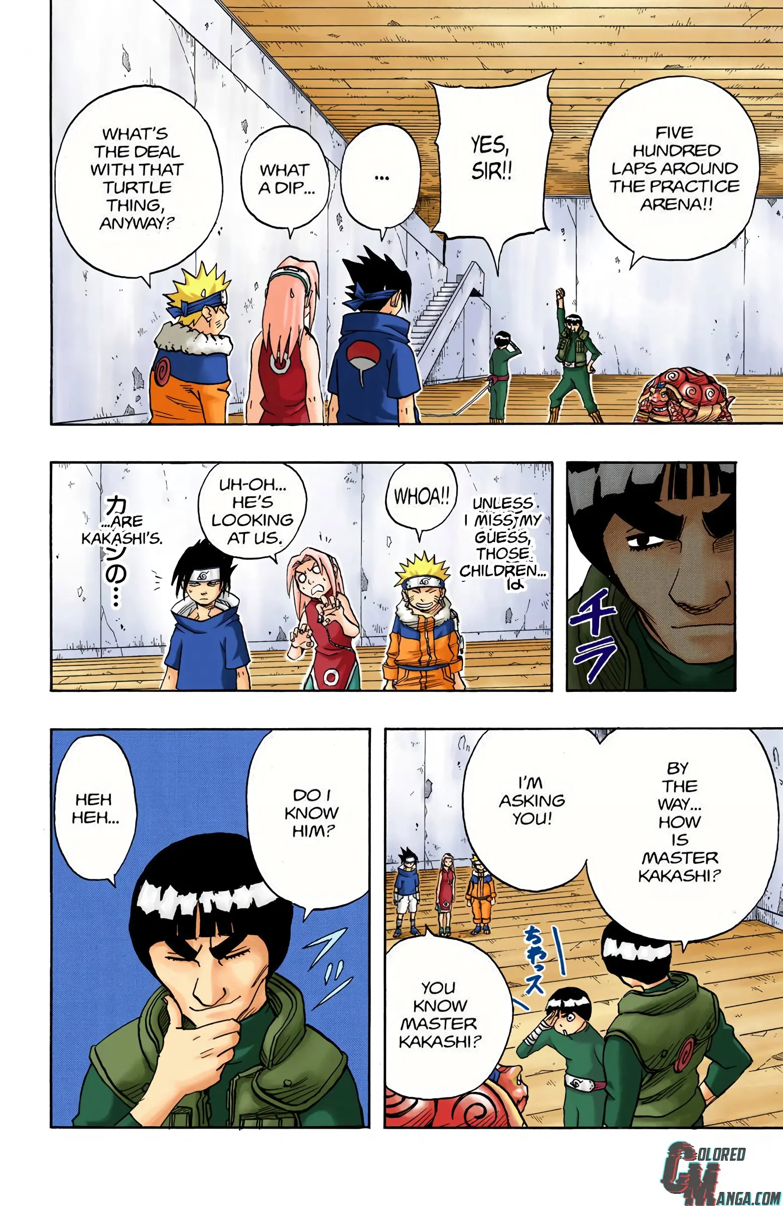 Naruto Colored Manga Online, chapter 38, page 10