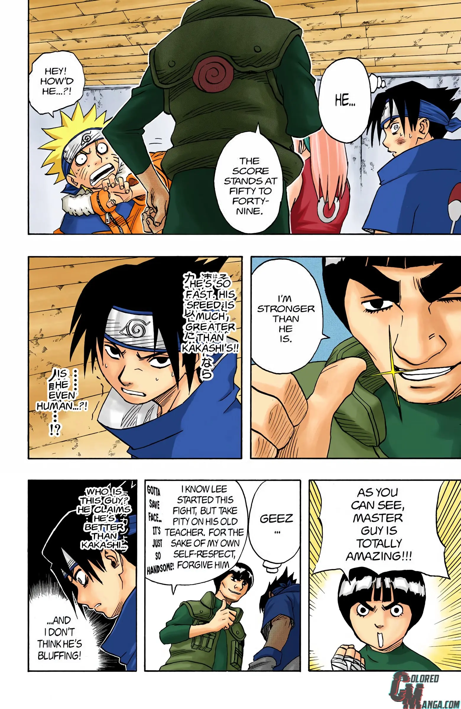 Naruto Colored Manga Online, chapter 38, page 12
