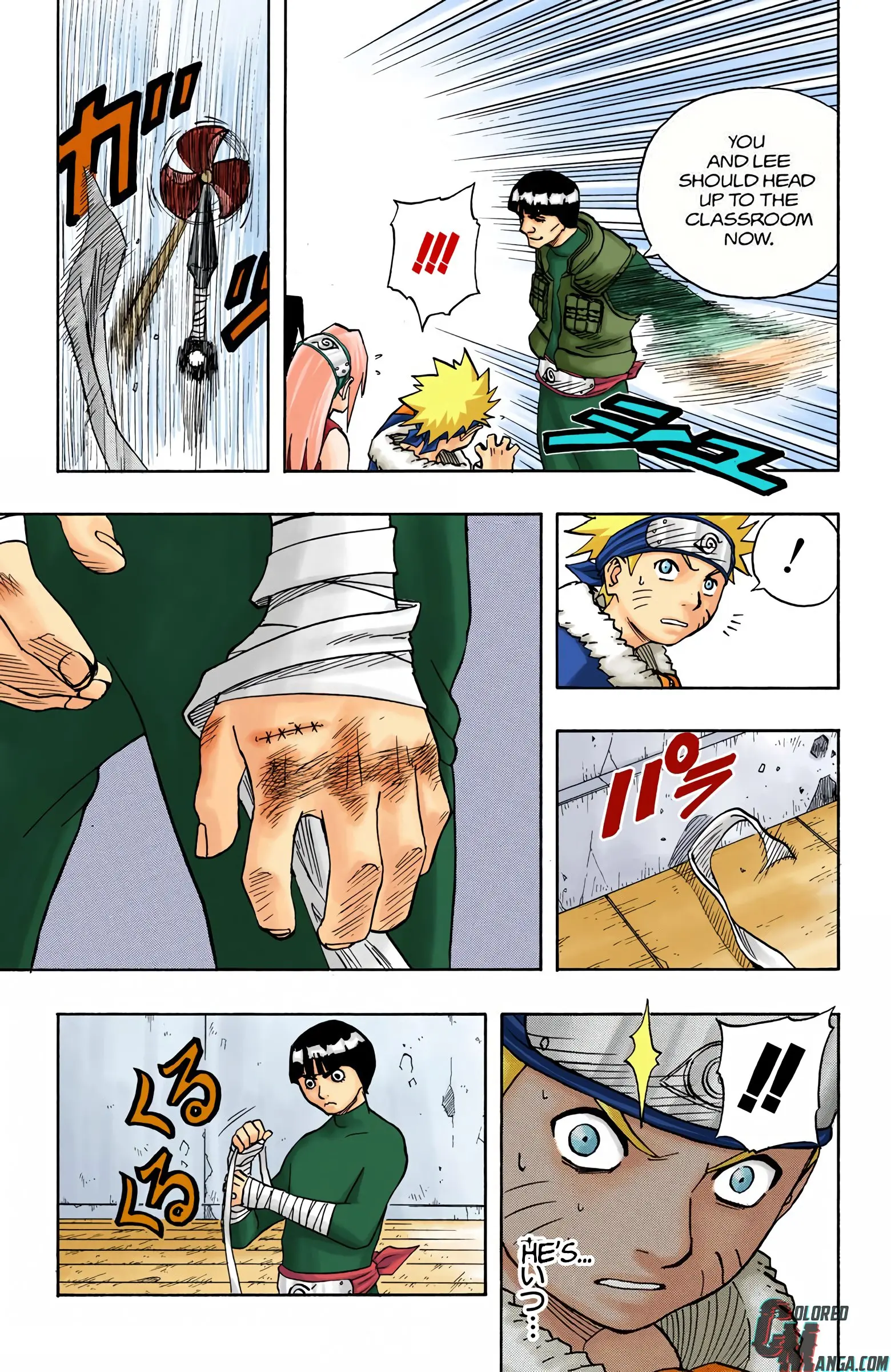 Naruto Colored Manga Online, chapter 38, page 13