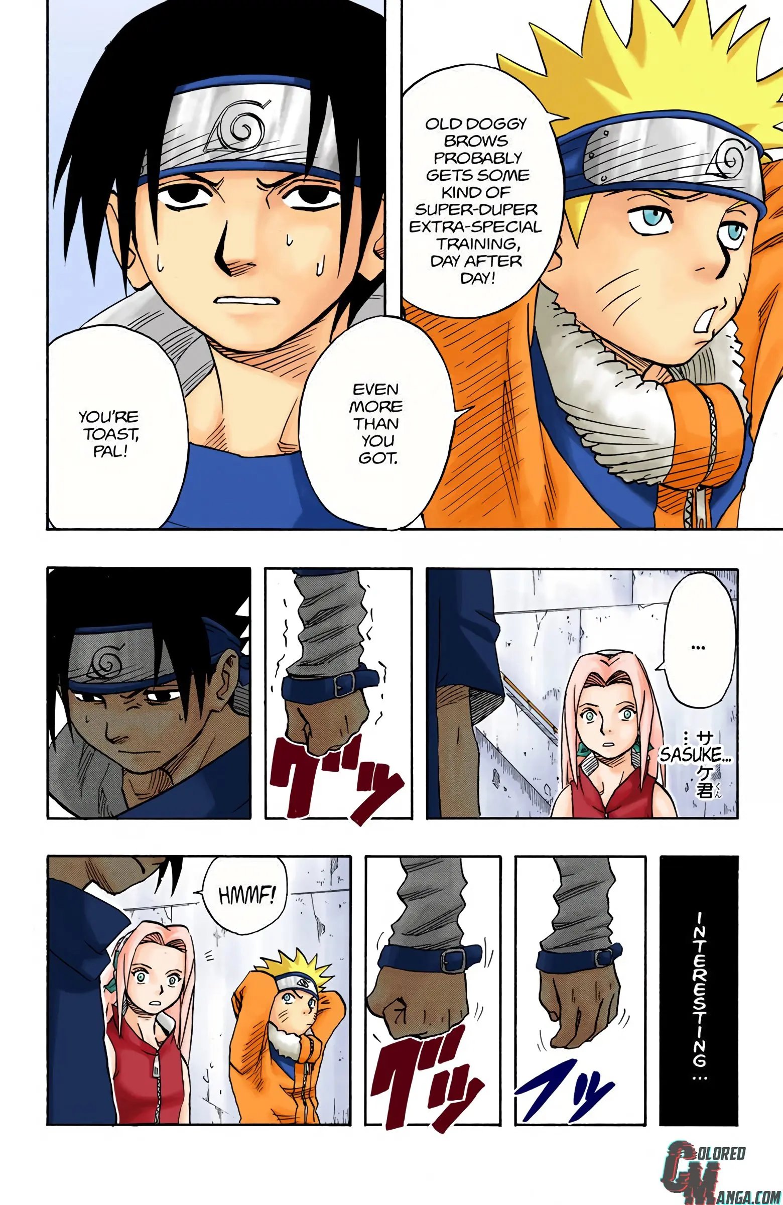 Naruto Colored Manga Online, chapter 38, page 16