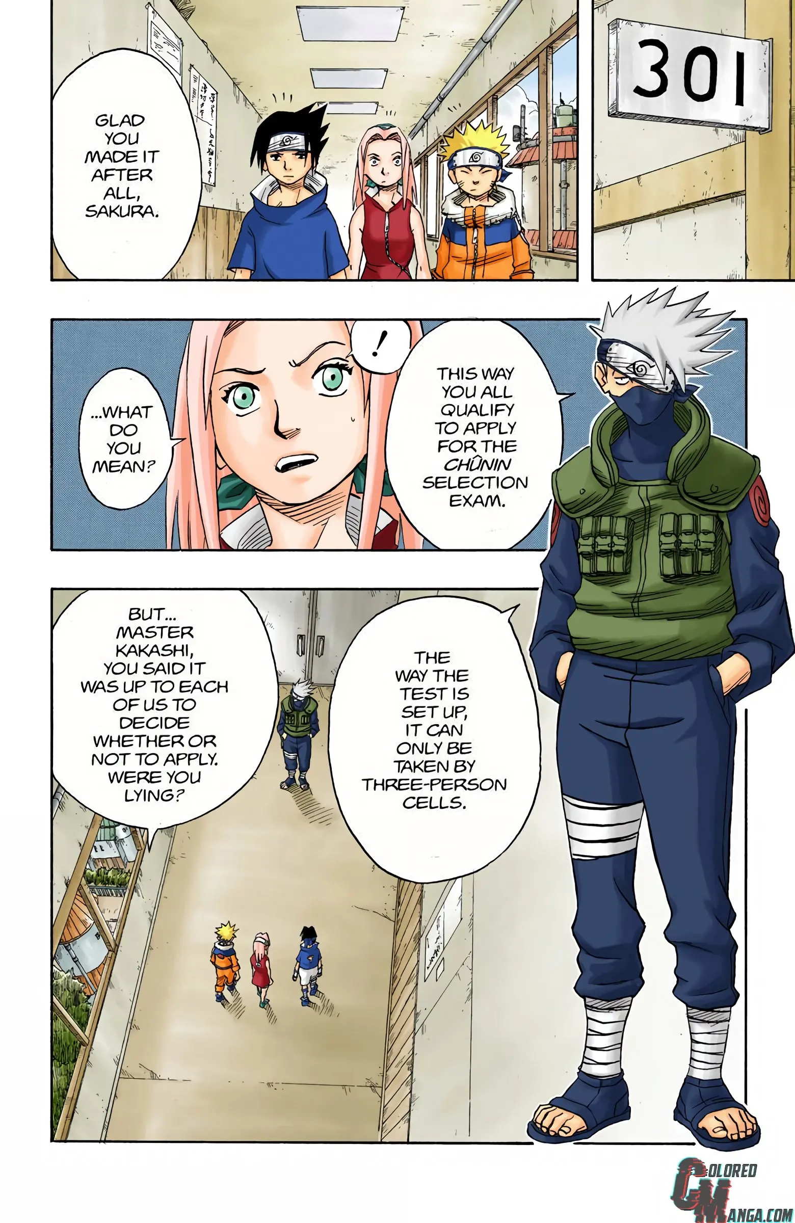 Naruto Colored Manga Online, chapter 38, page 18